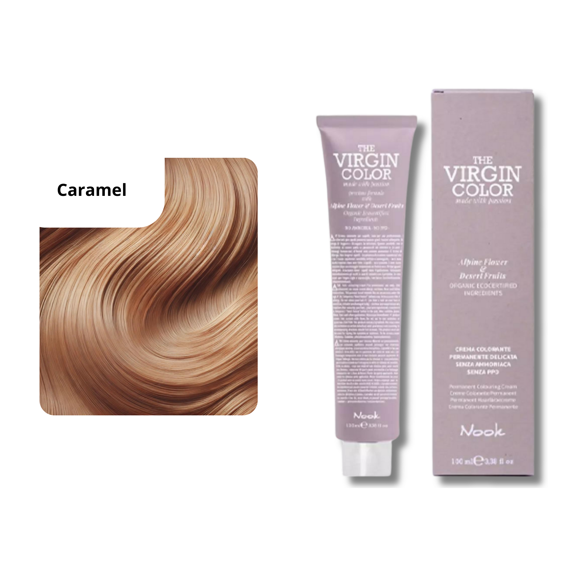 CT-17463.1_Nook Virgin Color Haarfarbe Pastel Sweet Caramel 100 ml