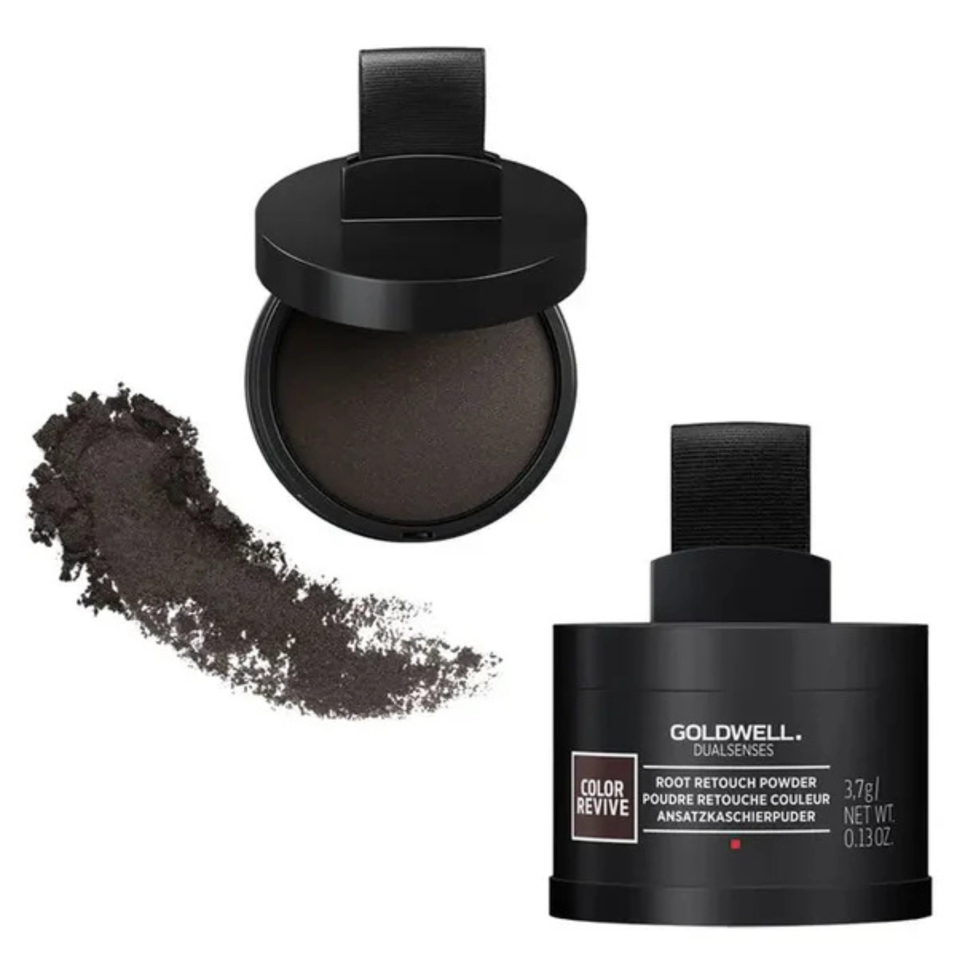 CT-11513.3_Goldwell Dualsenses Color Revive Root Retouch Puder - 3,7 g > dunkelbraun bis schwarz