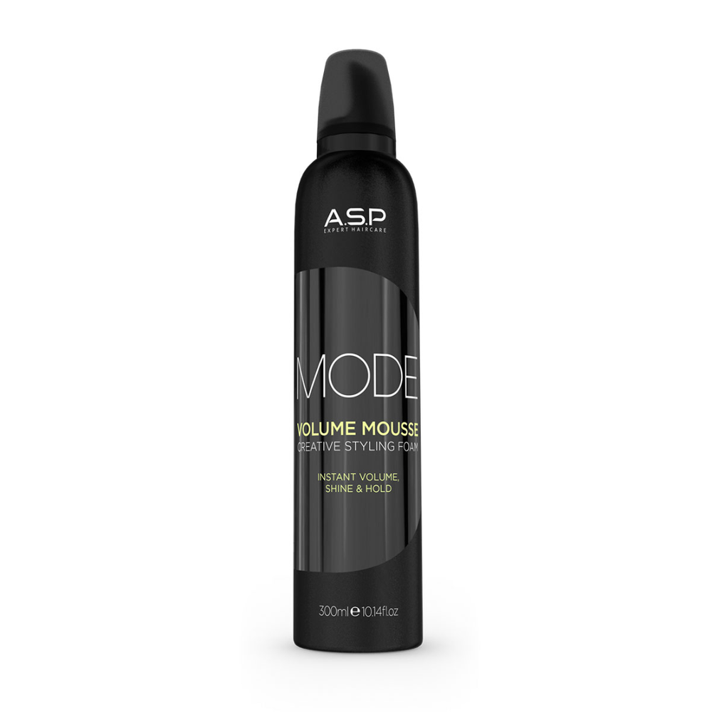 ASP MODE Volume Mousse Schaumfestiger: Anwendung, Vorteile und wichtige Inhaltsstoffe für sofortiges Volumen, Glanz und langanhaltenden Halt
