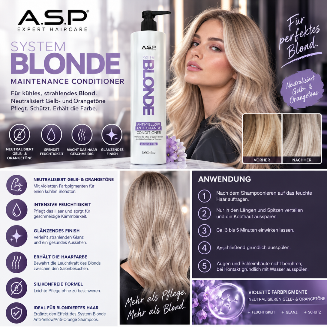 ASP System Blonde Maintenance Après-shampoing