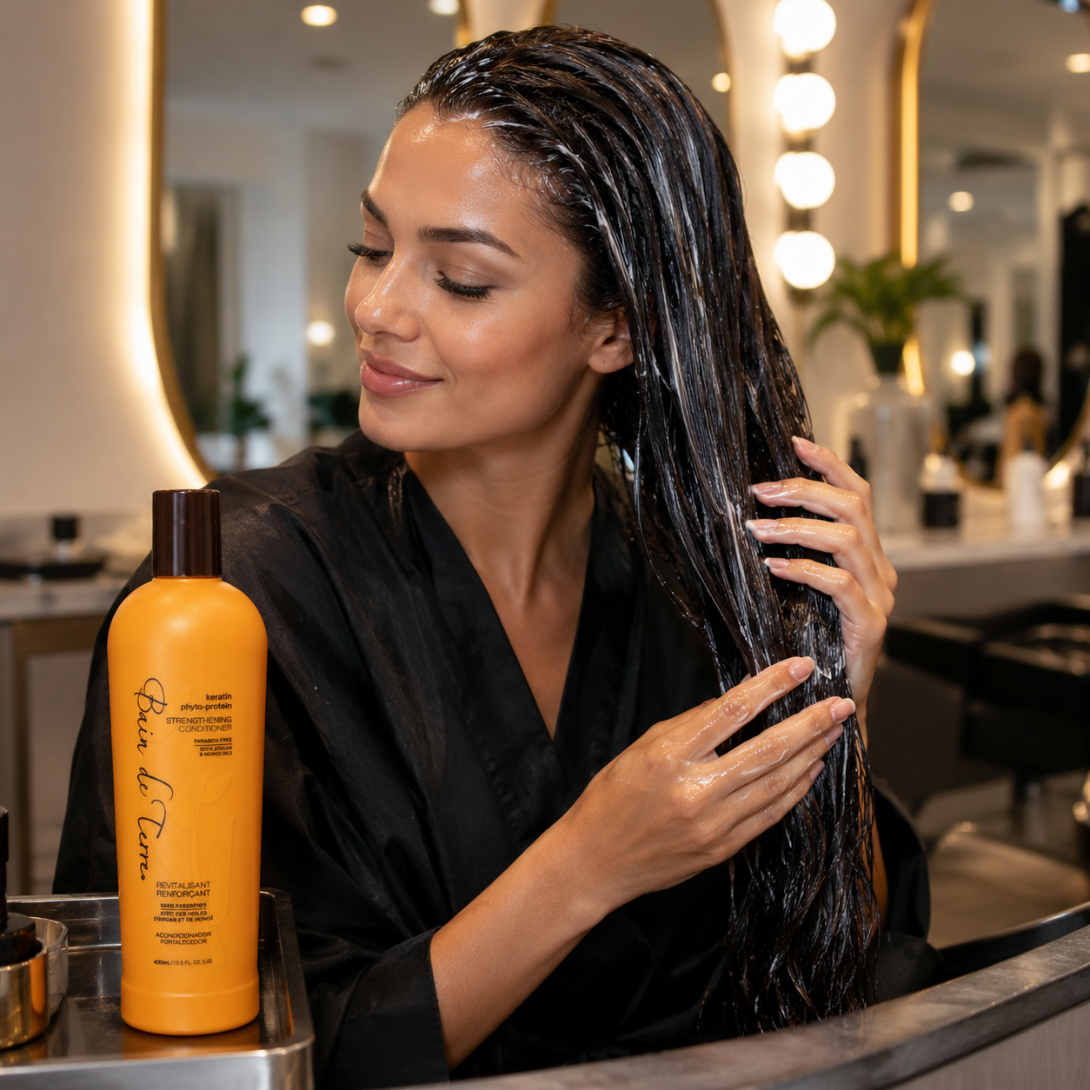 Bain de Terre Keratin Phyto-Protein Strengthening Conditioner_400ml