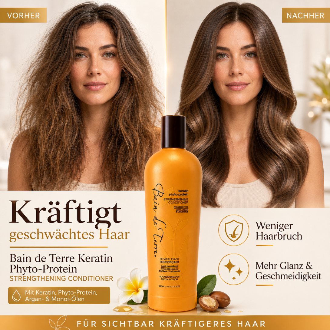 Bain de Terre Keratin Phyto-Protein Strengthening Conditioner_400ml