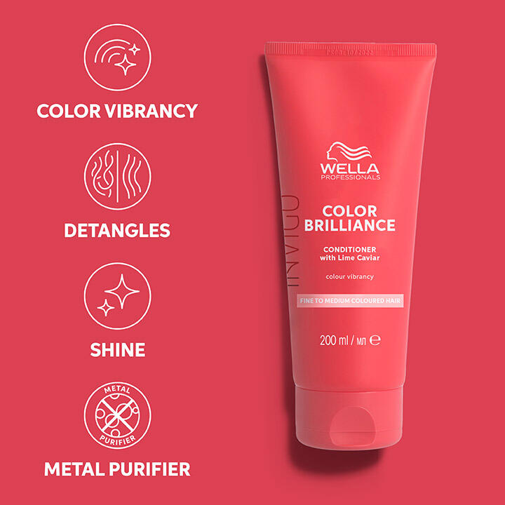 CT-10678.2_Wella Professionals Invigo Color Brilliance Conditioner mit Lime Caviar (Fine bis Normales Haar) 200 ml neu