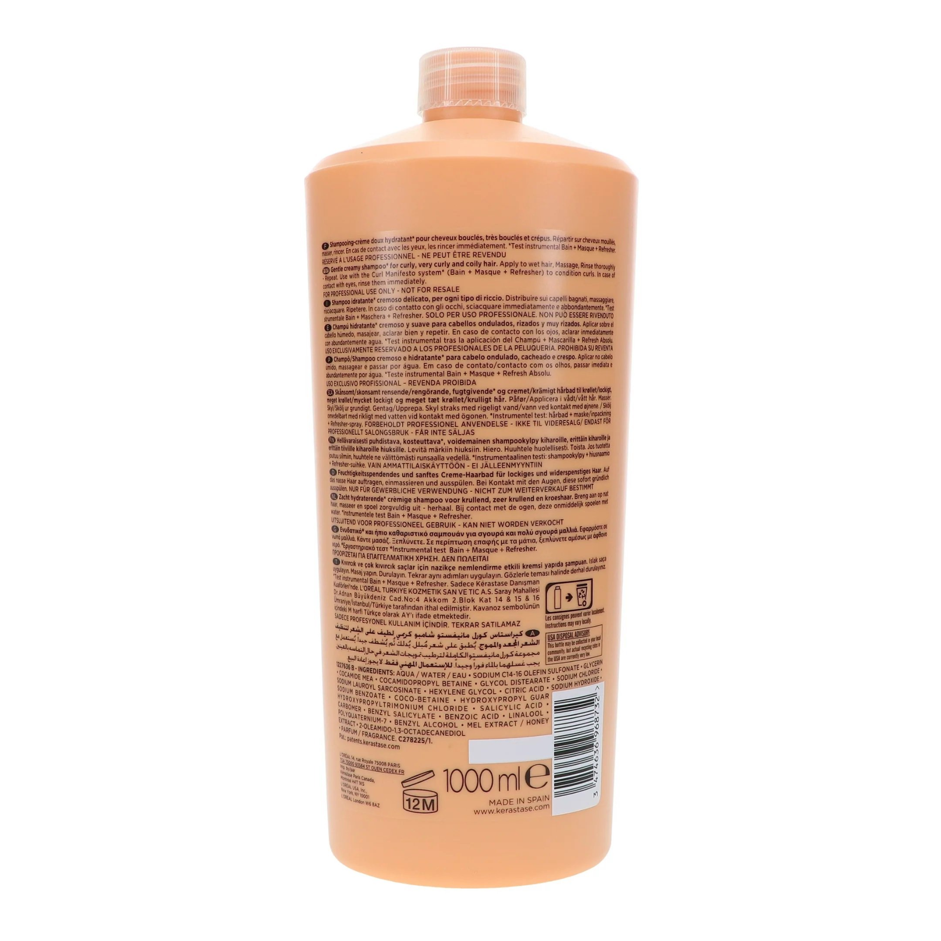 CT-16672.1_Kérastase Curl Manifesto Bain Hydratation Douceur - 1000 ml