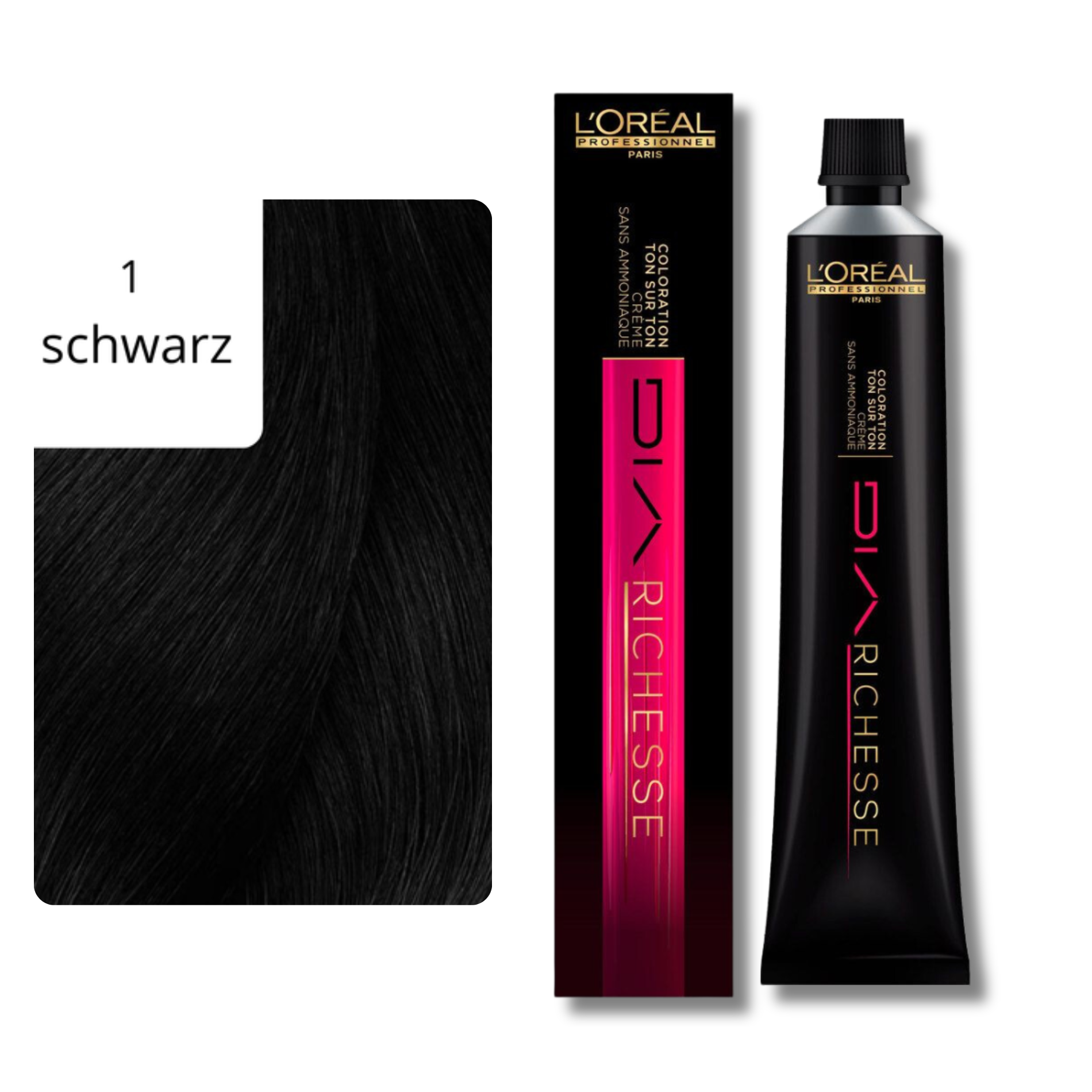CT-10097_L'Oréal Professionnel Diarichesse Haartönung 50ml - 1 Schwarz