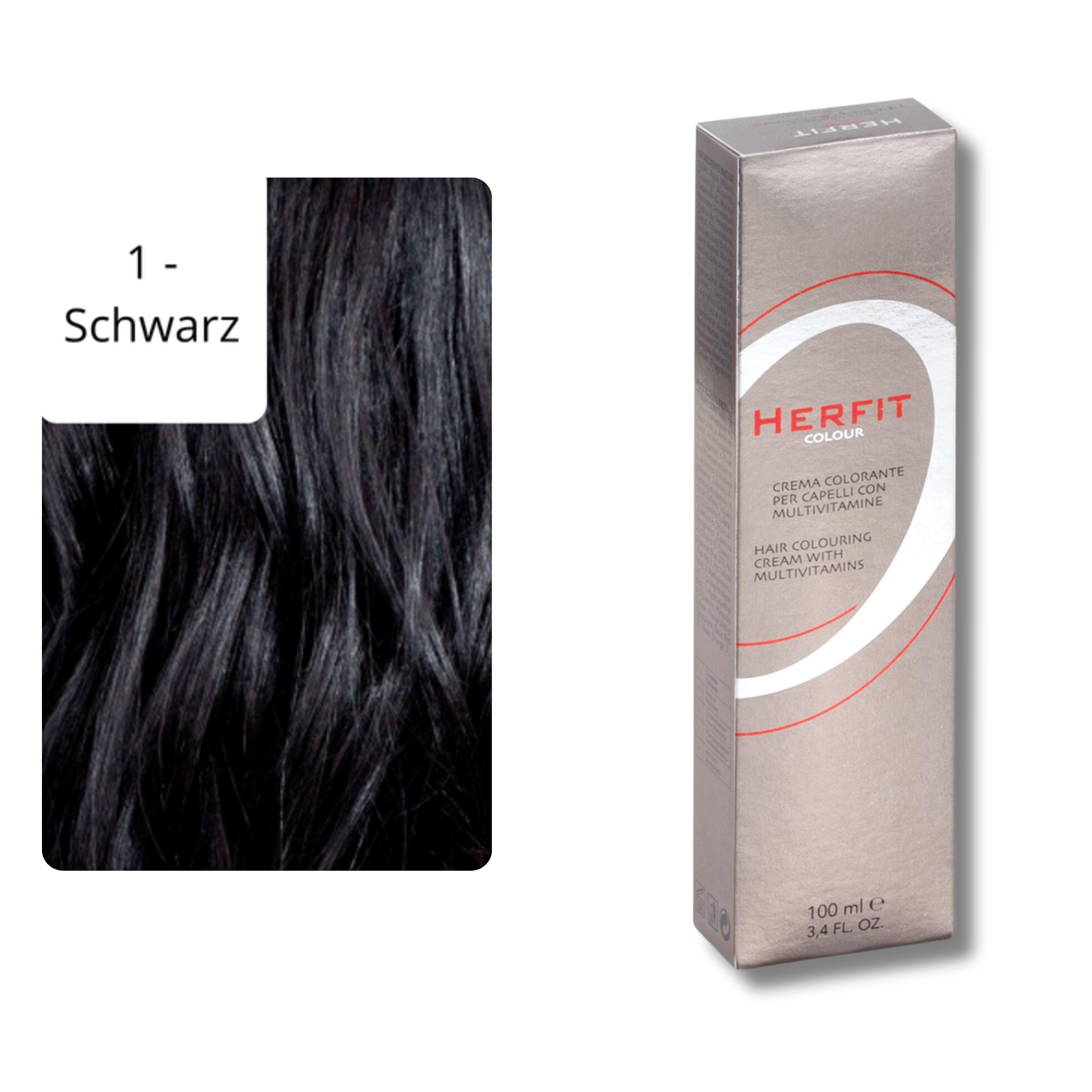 CT-14533_Xanitaliapro Haarfärbe-Creme mit Multi-Vitaminen - 100ml - 1 - Schwarz