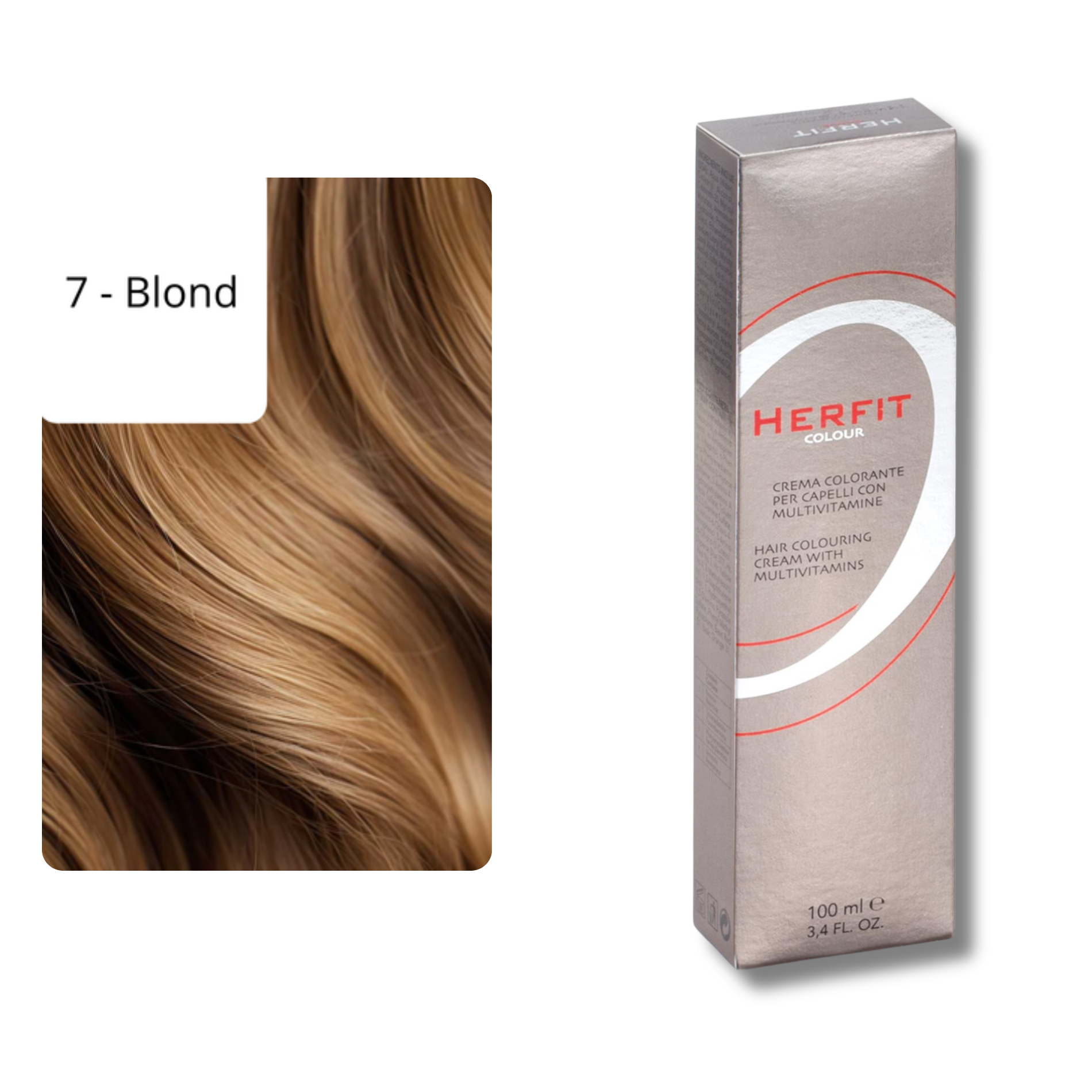 CT-14533.6_Xanitaliapro Haarfärbe-Creme mit Multi-Vitaminen - 100ml - 7 Blond