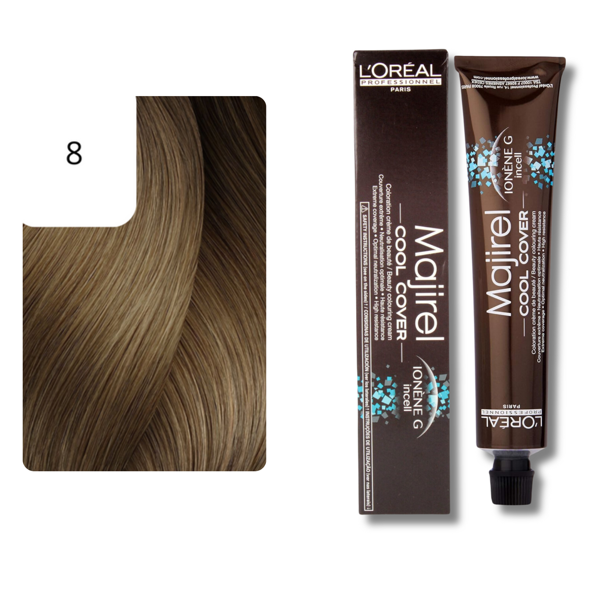 CT-10086.4_L'Oréal Professionnel Majirel Cool Cover Haarfarbe - 8 Hellblond