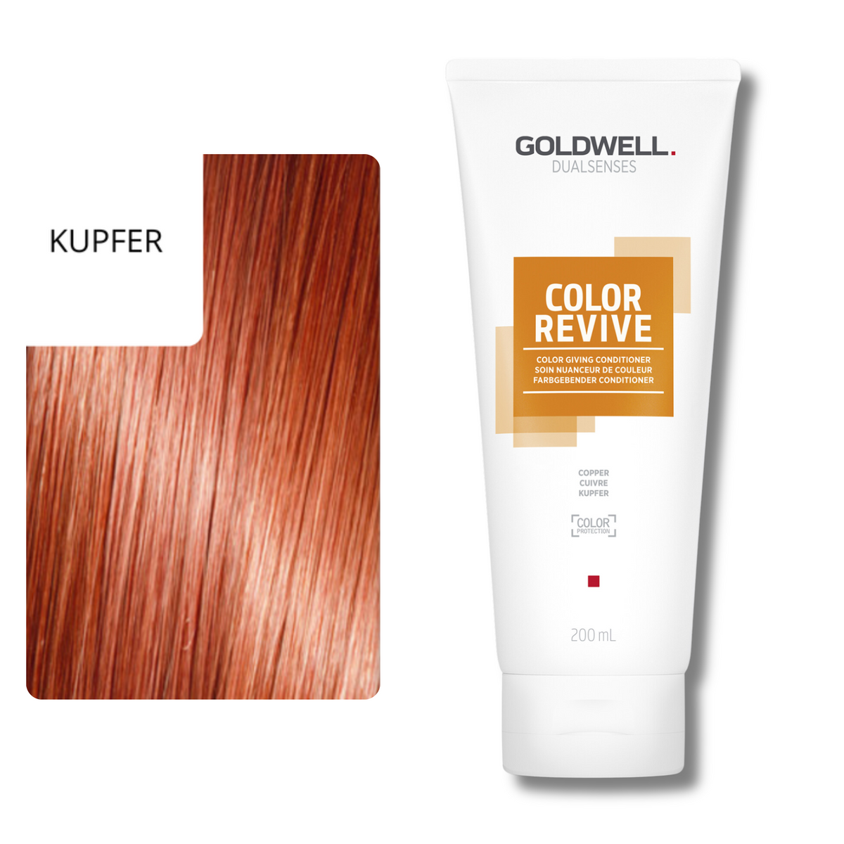 CT-11501.9_Goldwell Dualsenses Color Revive Farbgebender Conditioner - 200 ml KUPFER