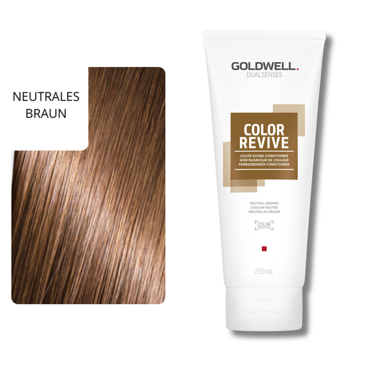CT-11501.8_Goldwell Dualsenses Color Revive Farbgebender Conditioner - 200 ml NEUTRALES BRAUN