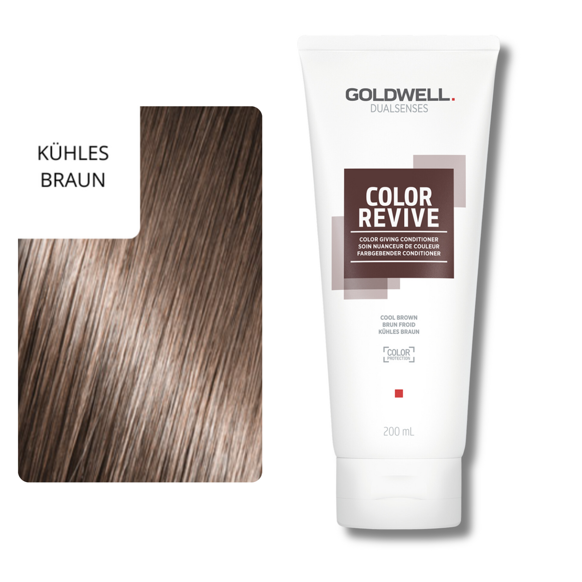 CT-11501.5_Goldwell Dualsenses Color Revive Farbgebender Conditioner - 200 ml KÜHLES BRAUN