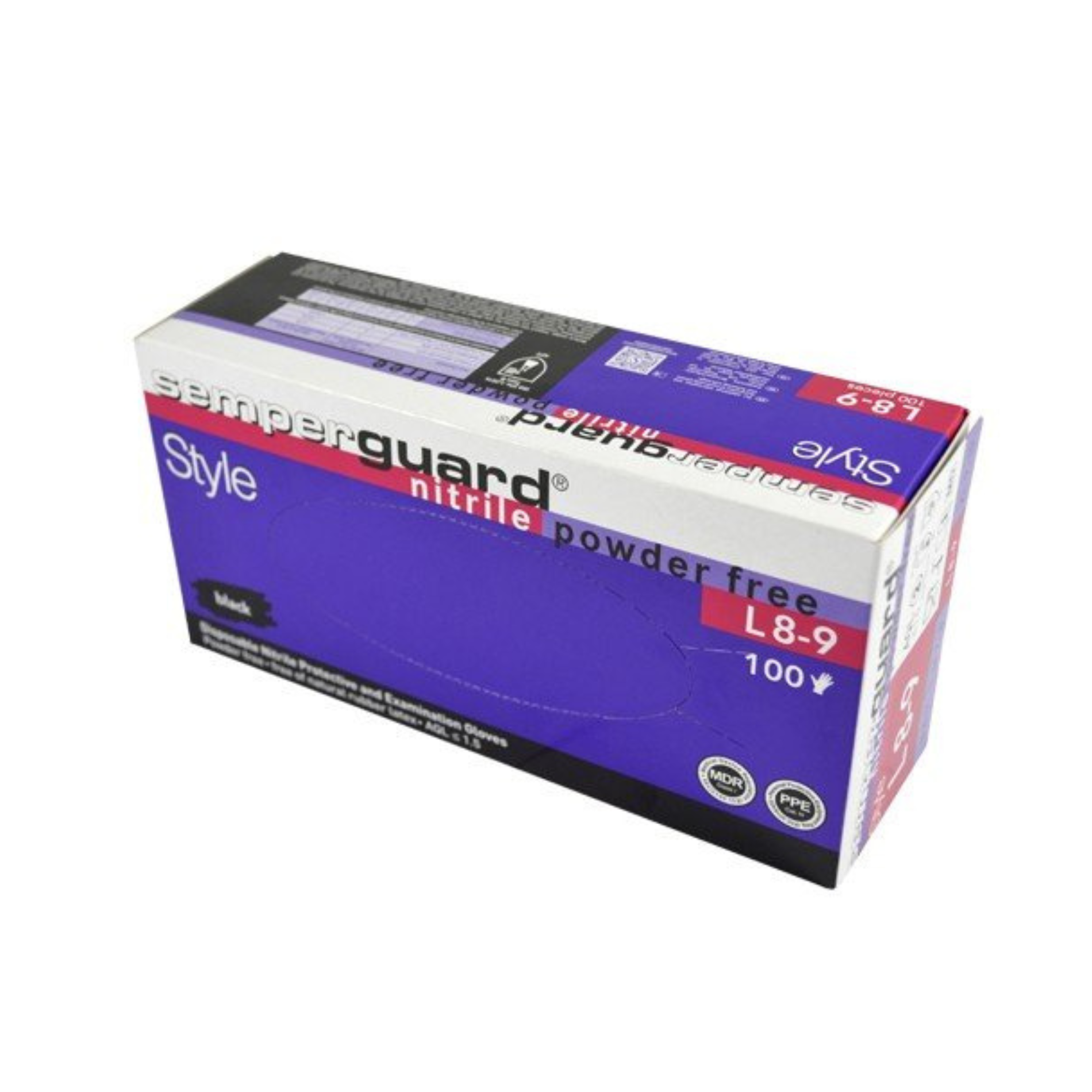 CT-14658.1_Goldwell Färbehandschuhe schwarz 100 Stück L 8-9