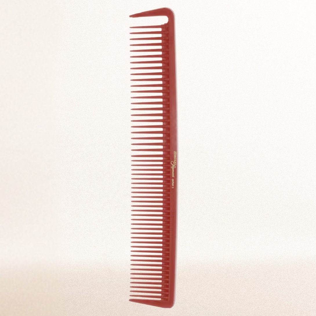 CT-18013.1_Hercules Sägemann Haarschneidekamm Antistatisch - Rot - 19.1 cm - 7 1/2" - C9