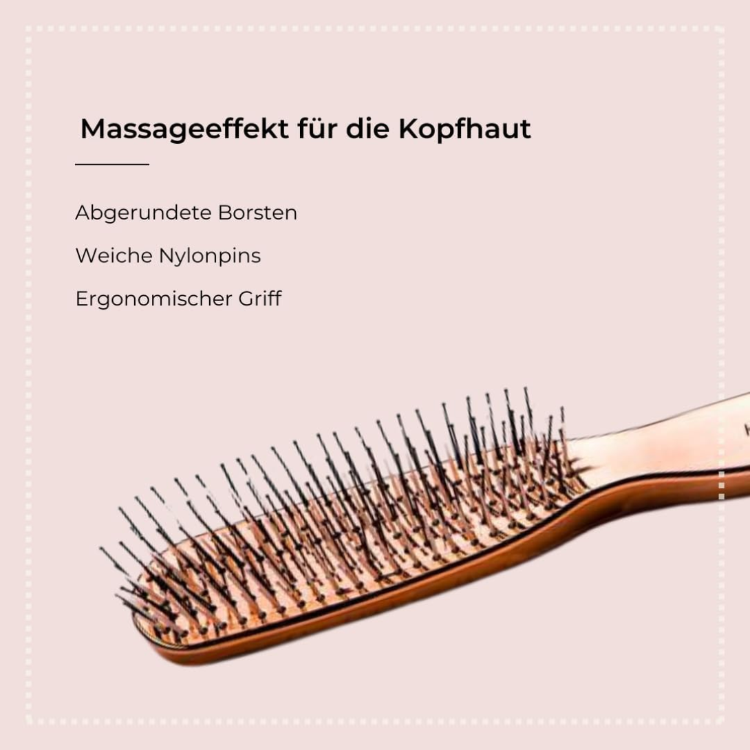 Hercules Sägemann Brosse Magique en Cuivré Rosé