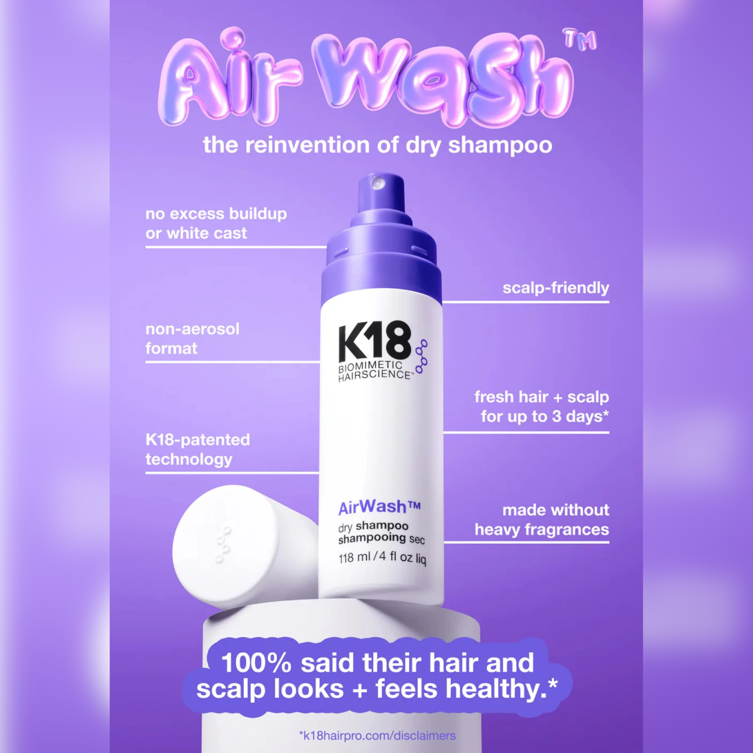 K18 AirWash Shampooing Sec