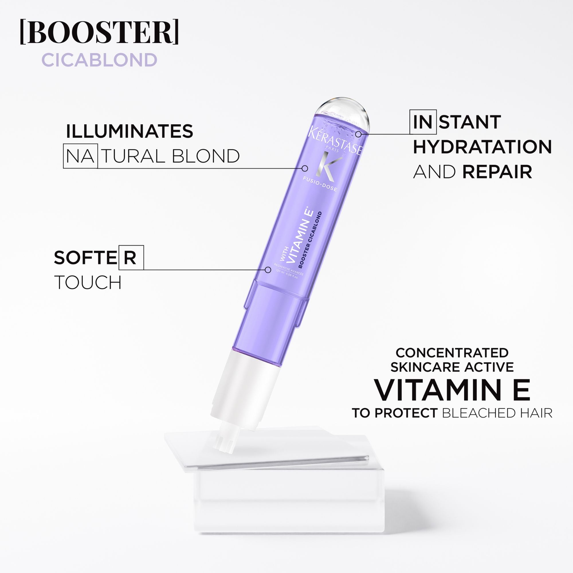 Kérastase Fusio-Dose Booster Cicablond×4 Kérastase Fusio Dose Booster Cicablond mit Vitamin E Treatment
