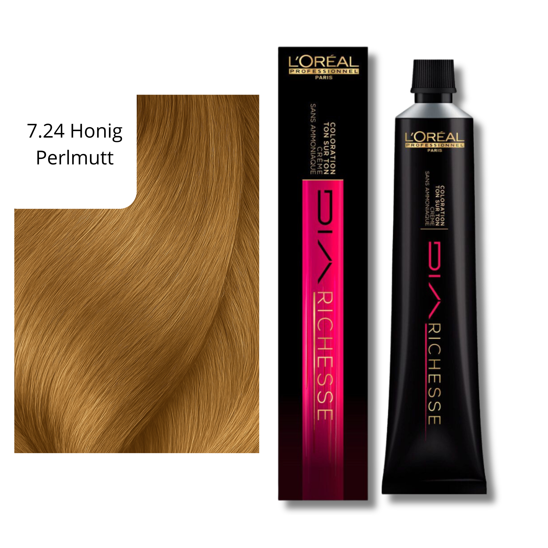 CT-10097.51_L'Oréal Professionnel Diarichesse Haartönung 50ml - 7.24 Honig Perlmutt