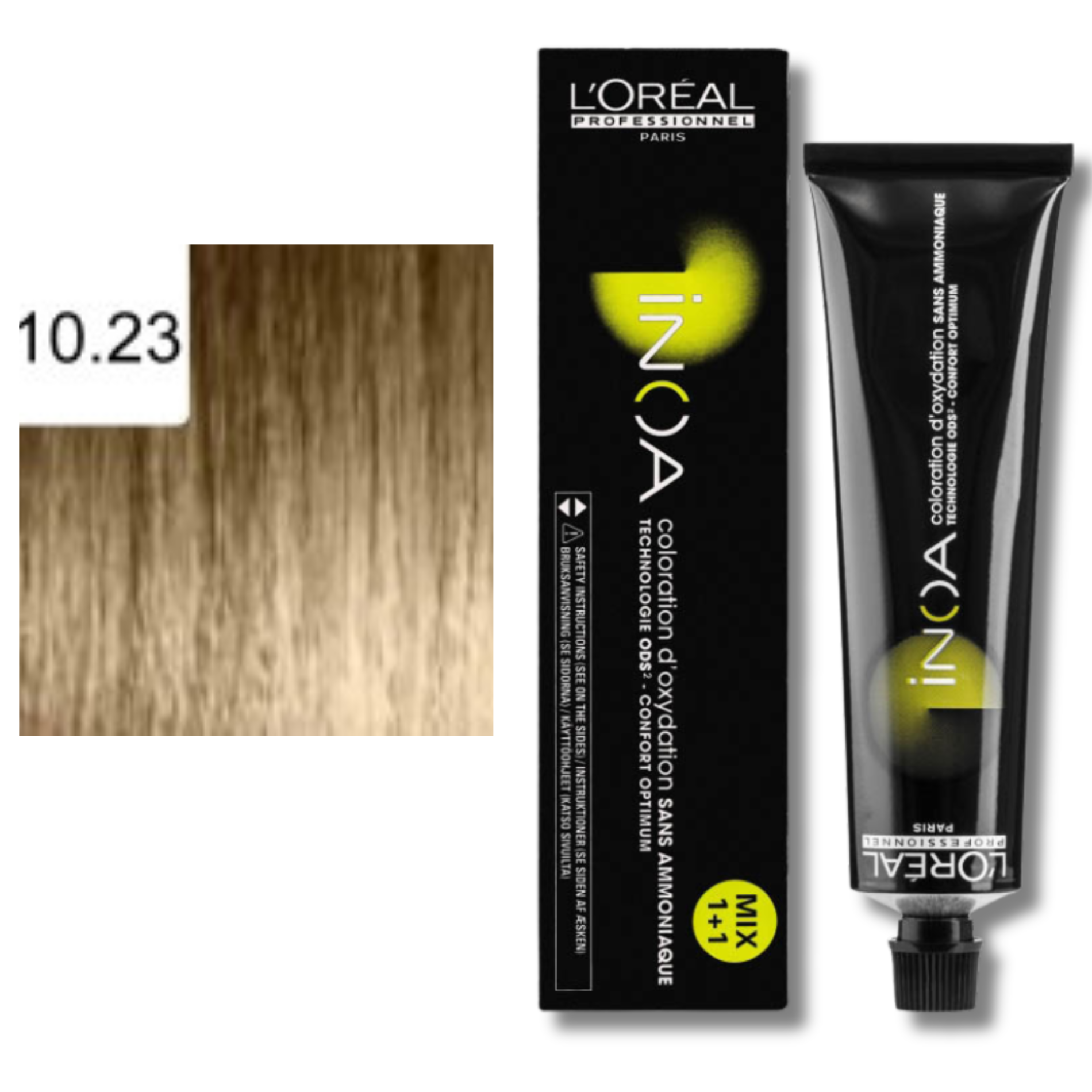 CT-10082.4_CT-10082.38_L'Oréal Professionnel Inoa Haarfarbe 10,23 Platinblond Irisé Gold