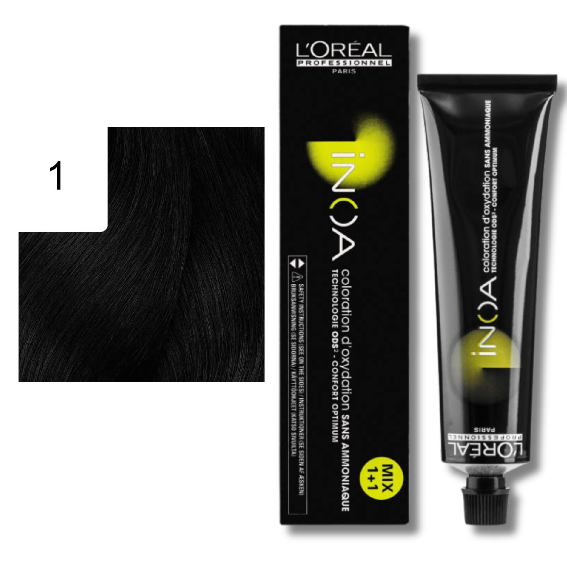 CT-10082.5_CT-10082.38_L'Oréal Professionnel Inoa Haarfarbe 1 Schwarz