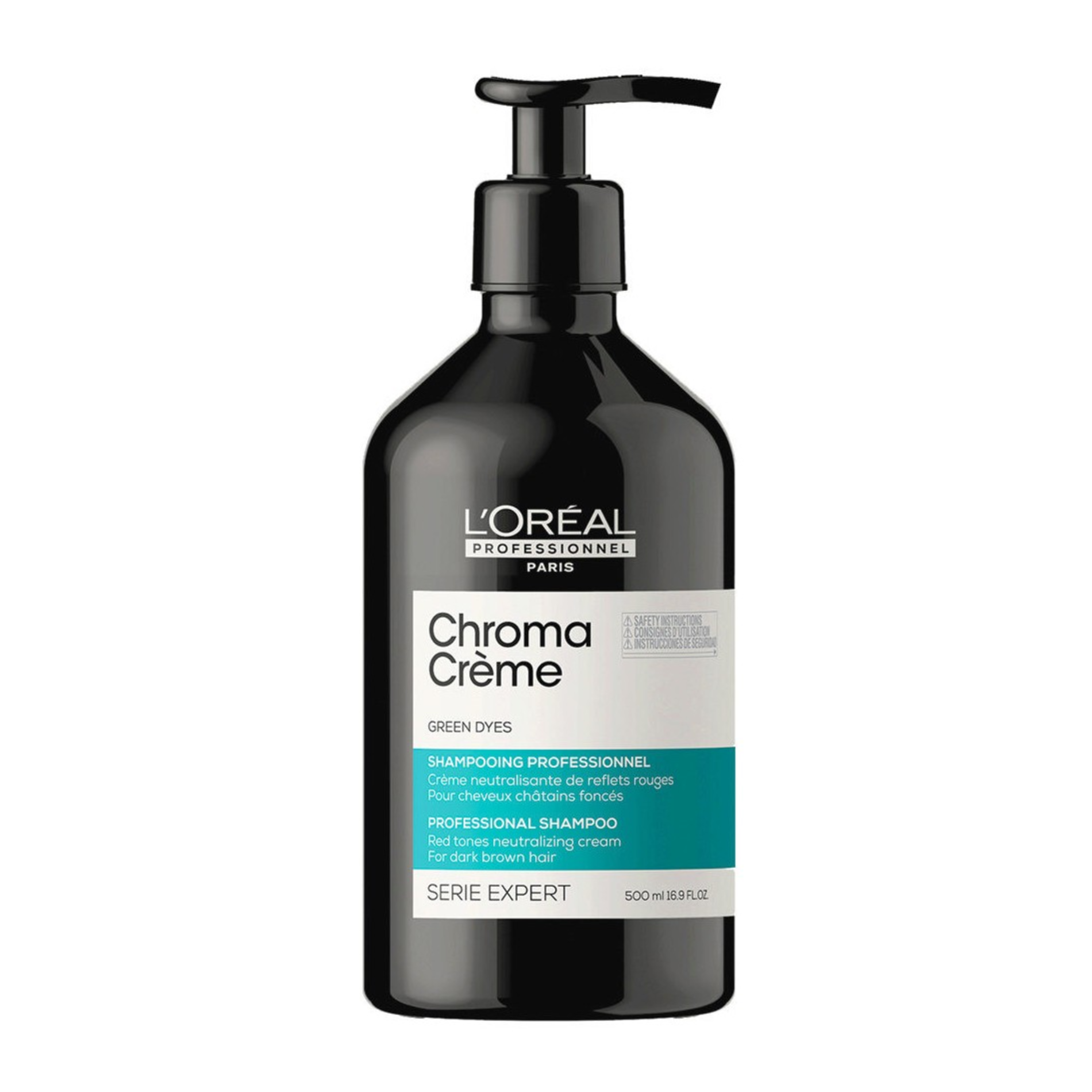 CT-14371.1_L’Oréal Professionnel Serie Expert Chroma Crème Green Dyes Shampoo back - 500ml