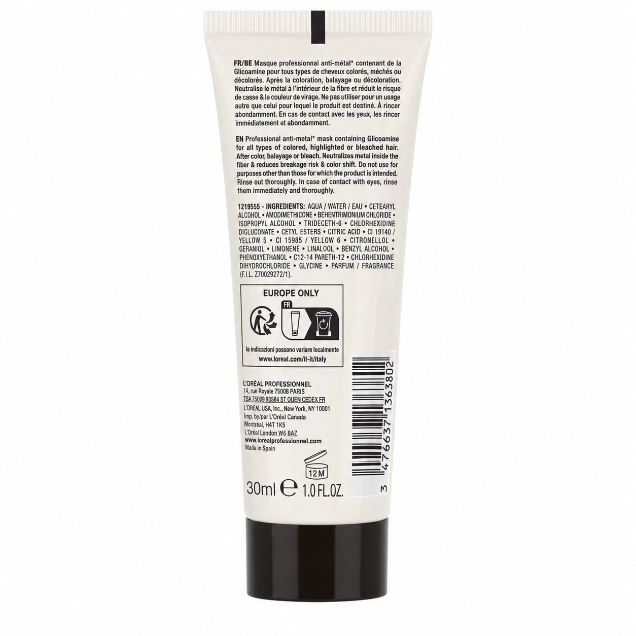 CT-14387.3_L'Oréal Professionnel Serie Expert Metal DX Mask_30ml