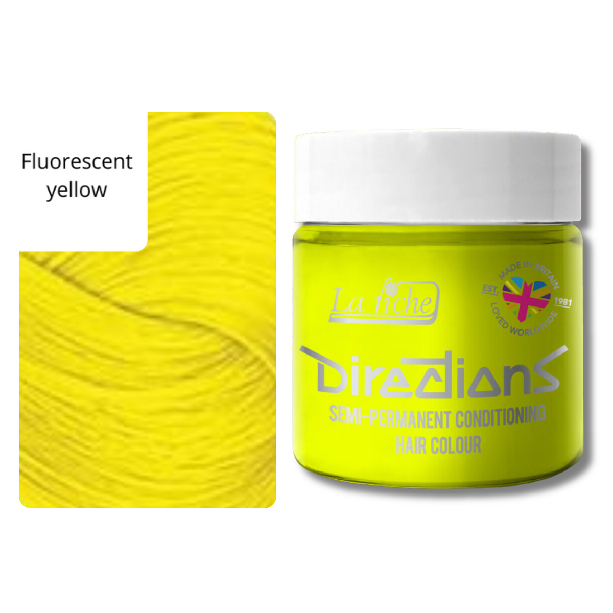 CT-10880.30_La Riche Directions Semi-Permanente Pflegende Haarfarbe - Fluorescent yellow