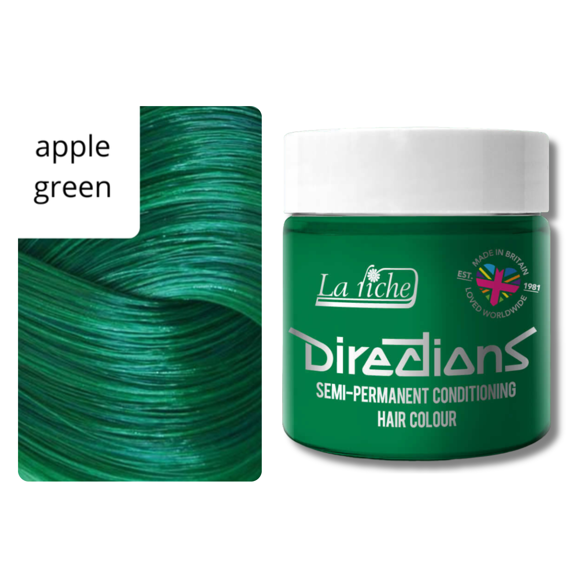 CT-10880.2_La Riche Directions Semi-Permanente Pflegende Haarfarbe - apple green