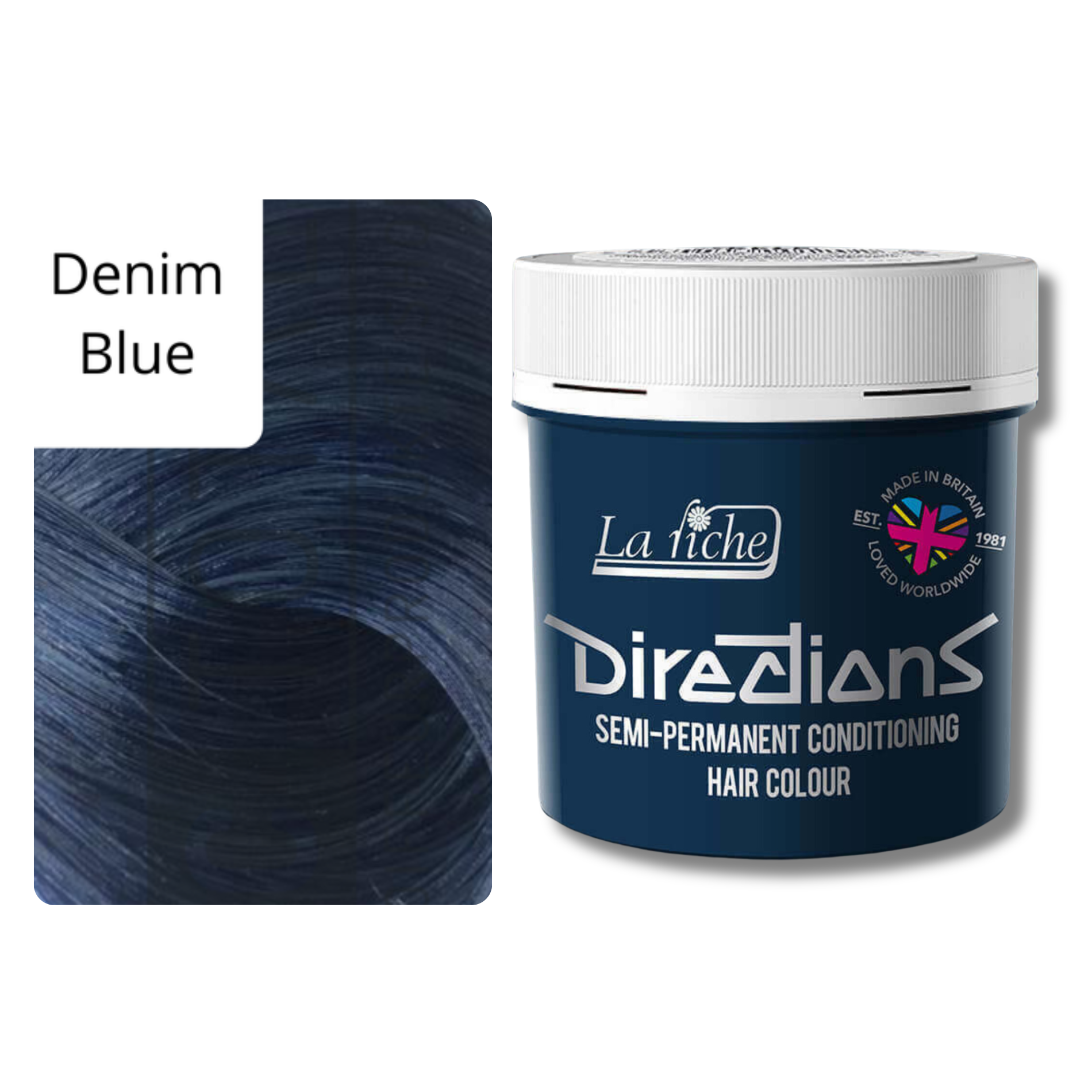 CT-10880.32_La Riche Directions Semi-Permanente Pflegende Haarfarbe - Denim Blue