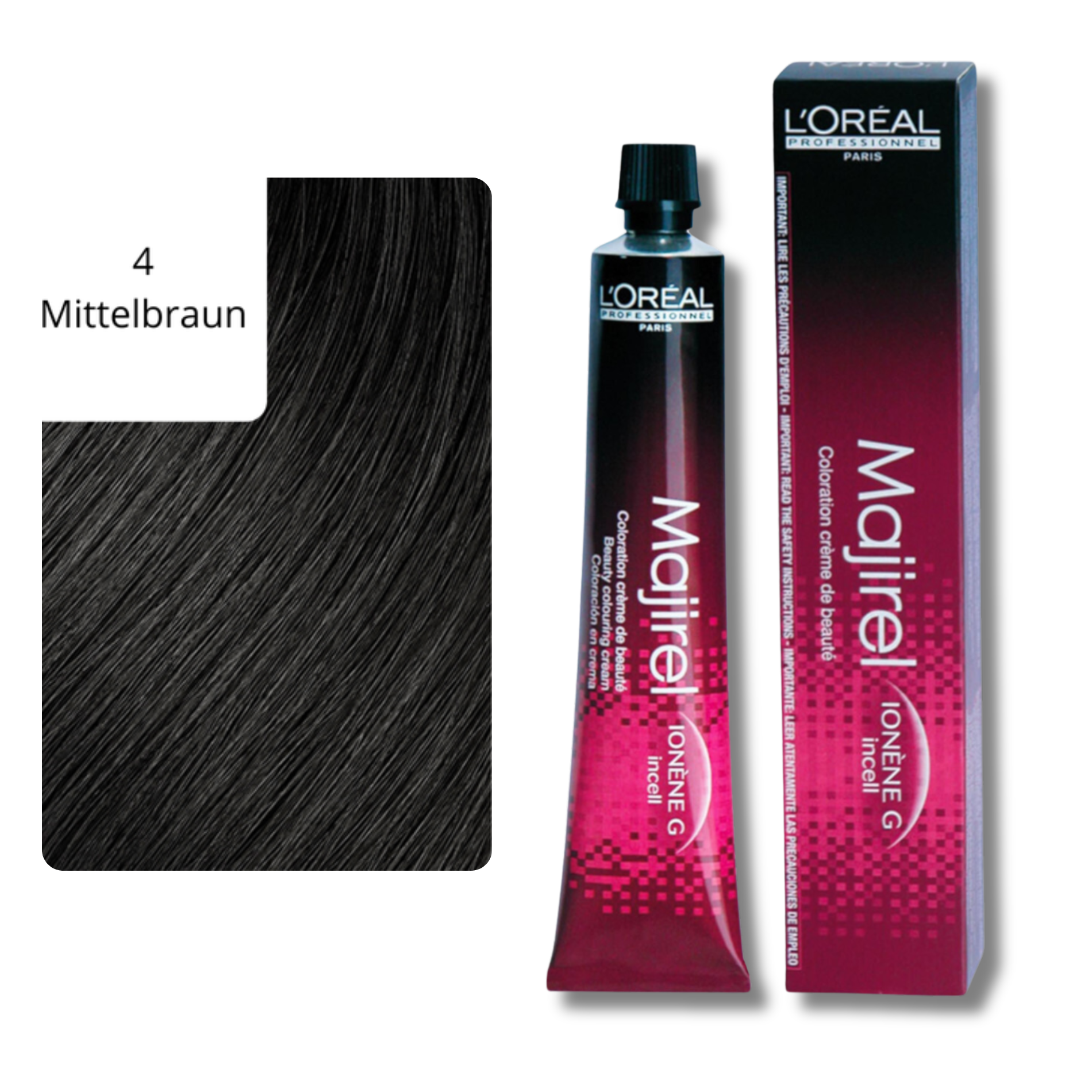 CT-10092.2_CT-10092.154_Loreal Majirel Haarfarbe 50 ml - 4 Mittelbraun