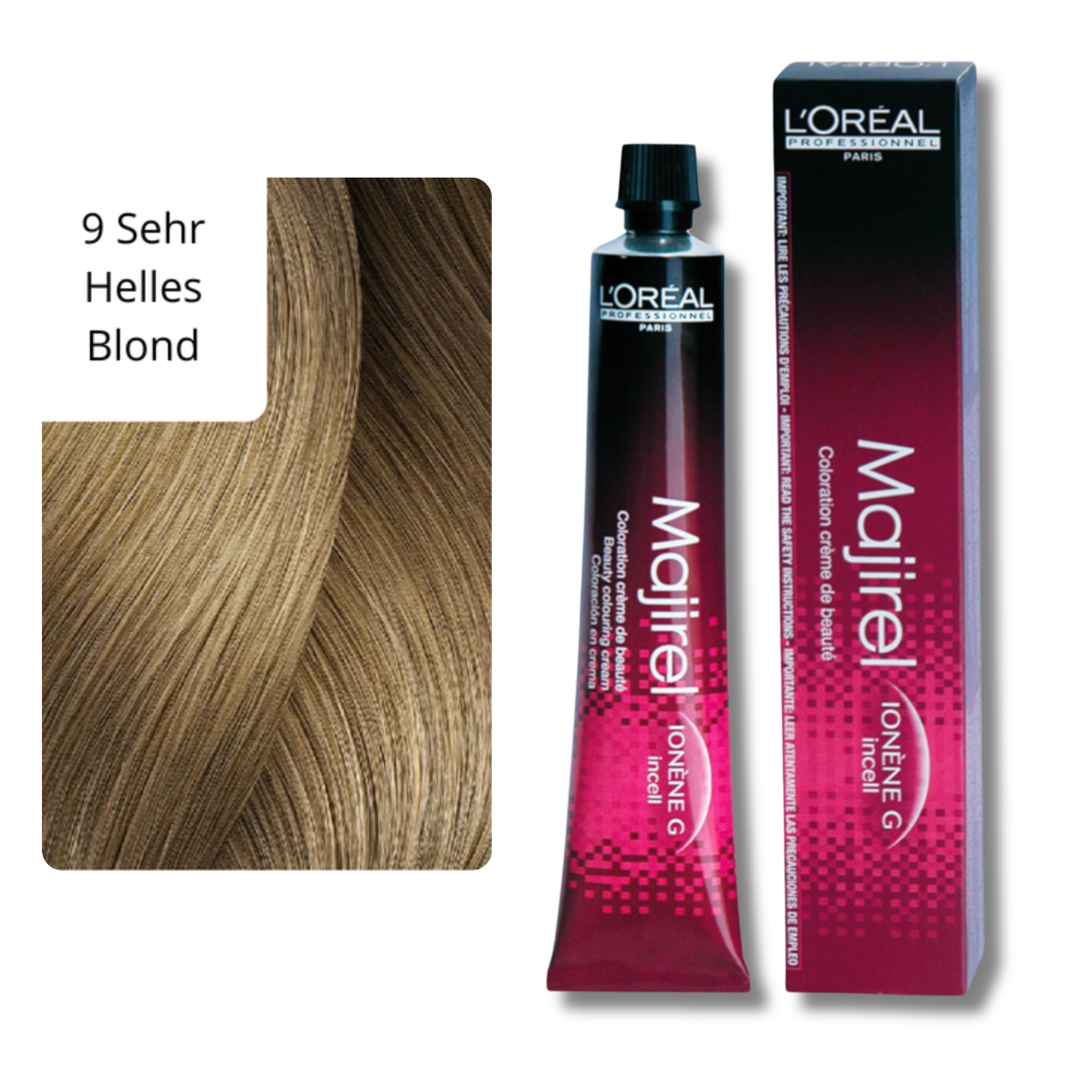 CT-10092.7_CT-10092.154_Loreal Majirel Haarfarbe 50 ml - 9 Sehr Helles Blond