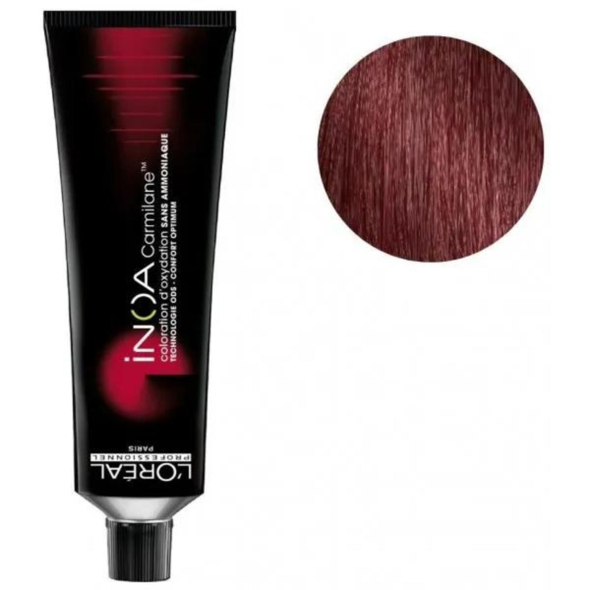 CT-10083.2_Loreal Inoa Carmilane Haarfarbe 60ml 5.62 HellBraun Rot Irisé
