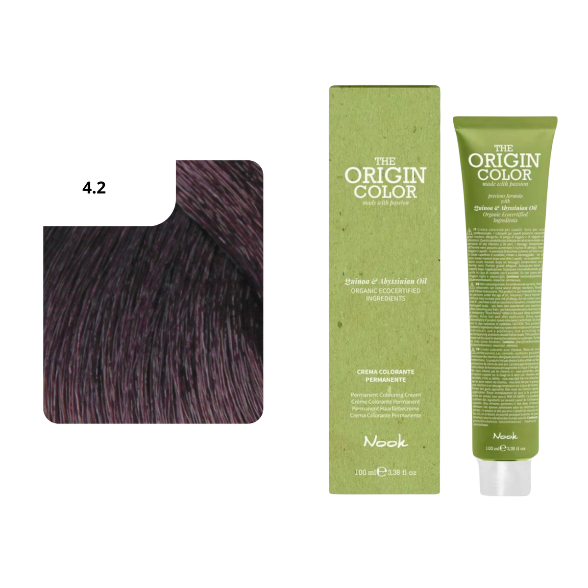 CT-17464.5_Nook Origin Color Haarfarbe 4.2 Kastanienviolett 100 ml