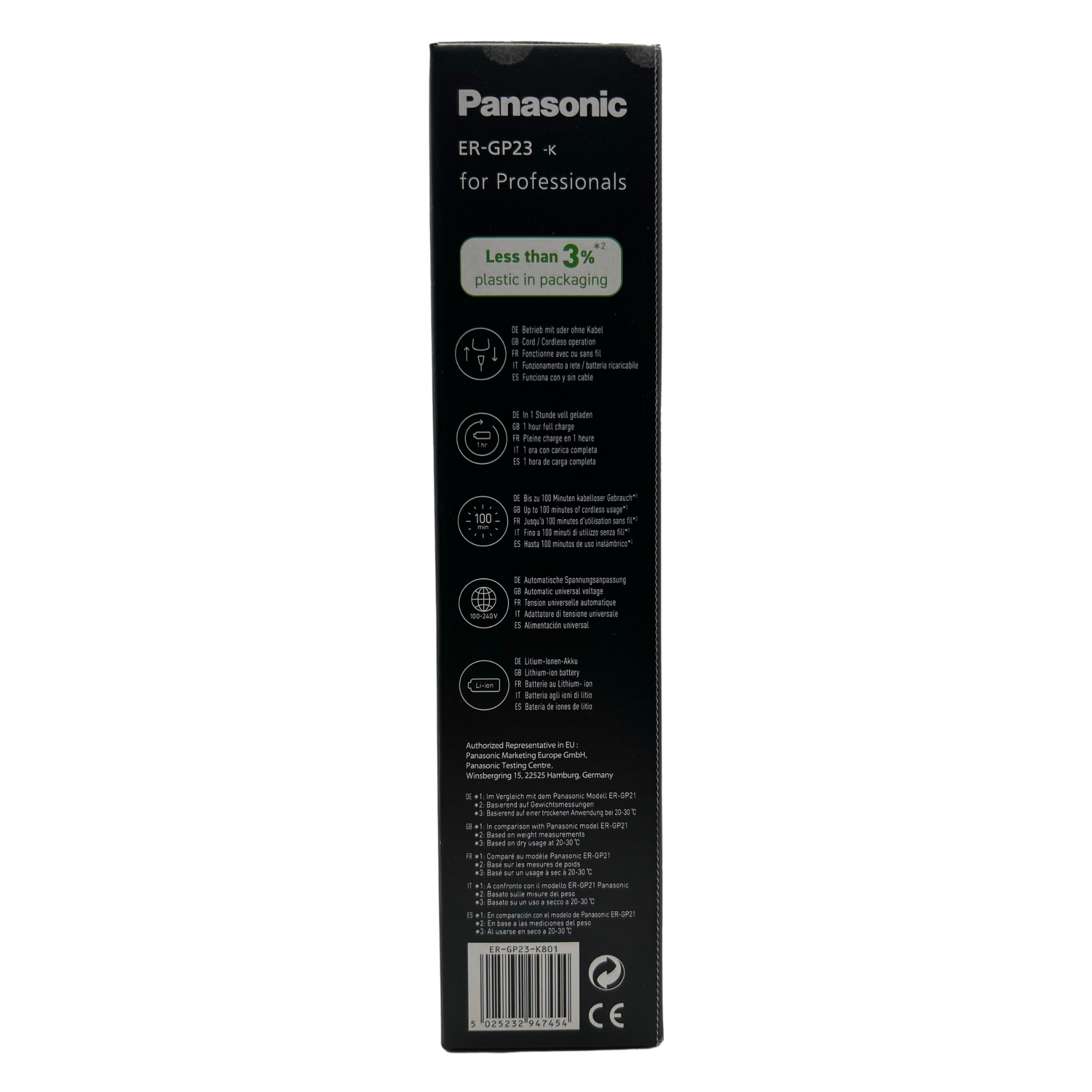 CT-17136_Panasonic Haarschneidemaschine ER-GP23
