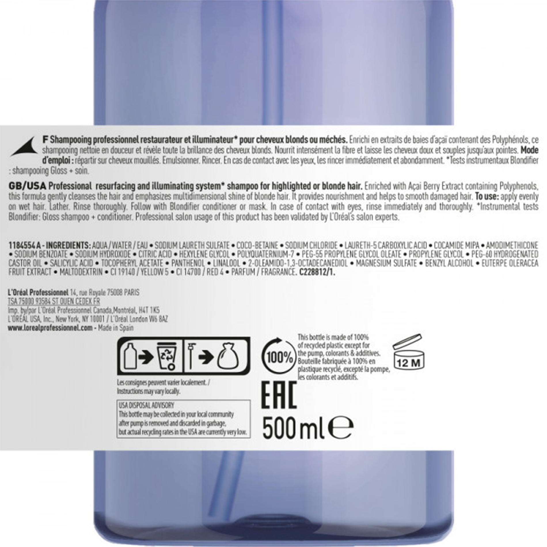 CT-14234.1_L'Oréal Professionnel Serie Expert Blondifier Gloss Shampoo 500ml