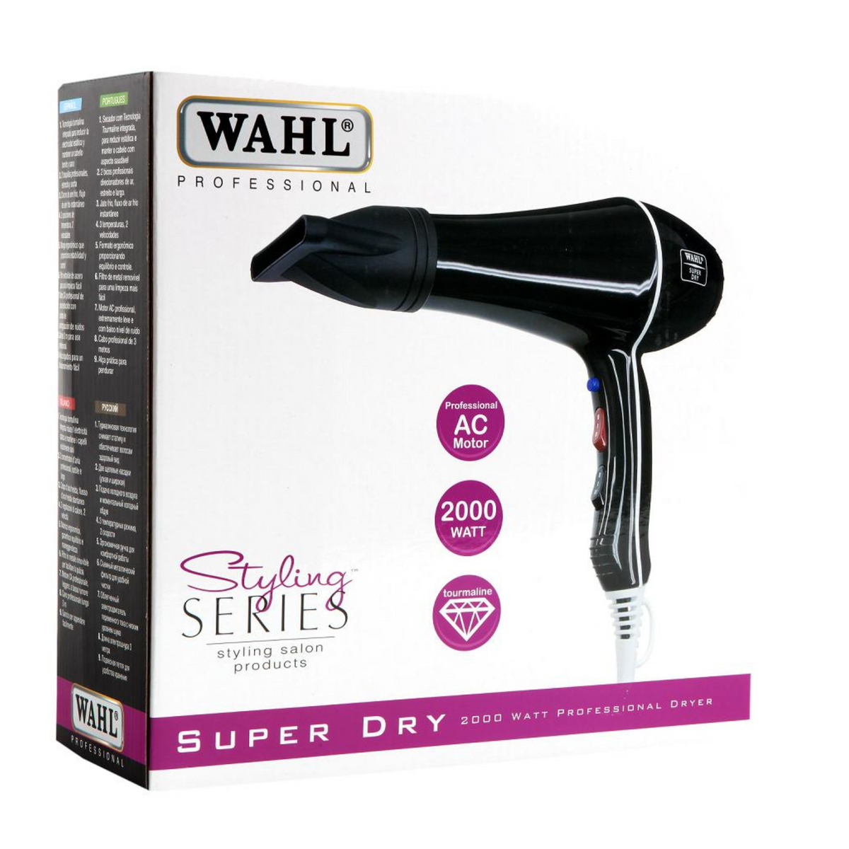 CT-15118_WAHL Super Dry Black 2000 W Föhn Haartrockner
