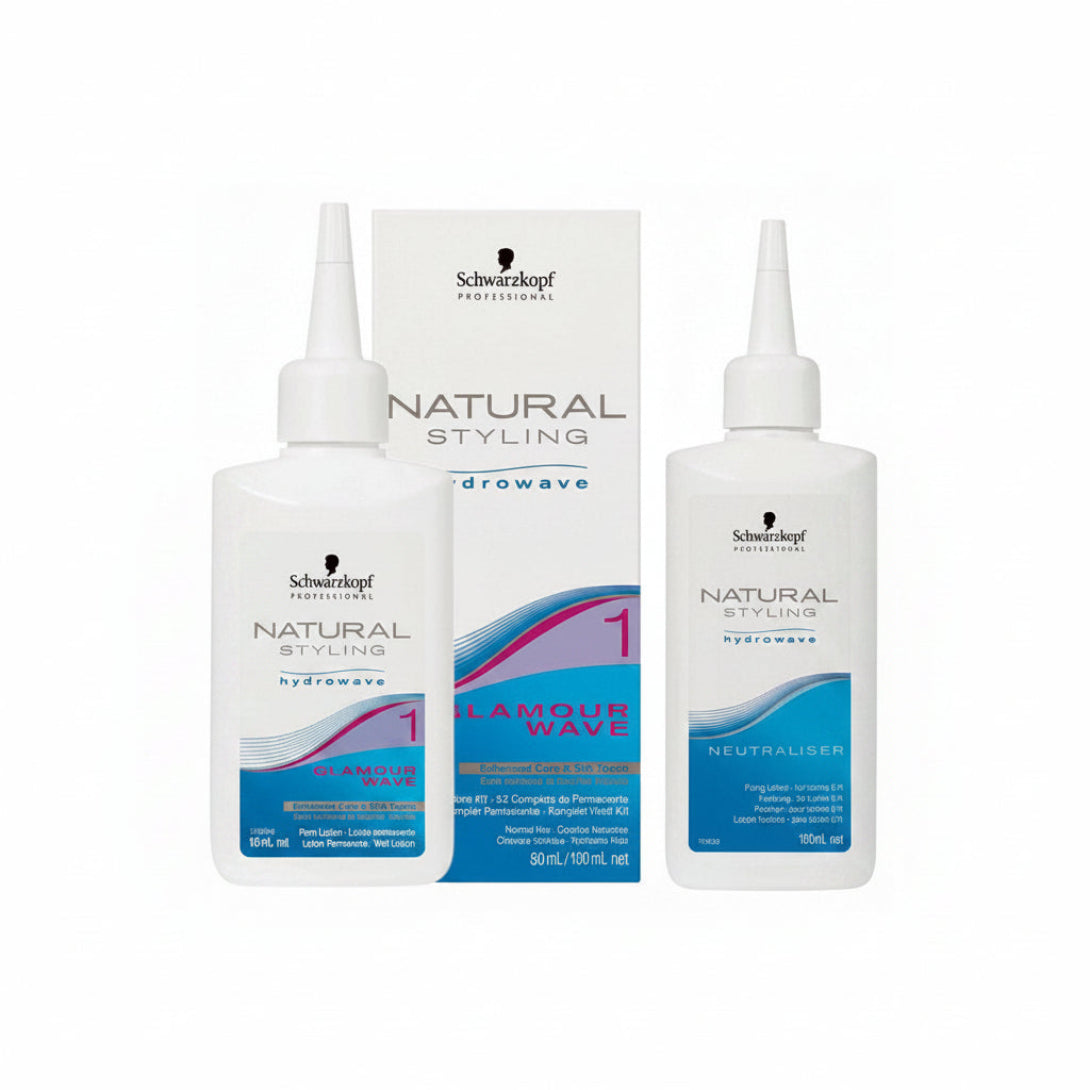 CT-10482.1_Schwarzkopf Professional NATURAL STYLING Hydrowave Glamour Kit Wave - 80 ml + 100 ml > 1