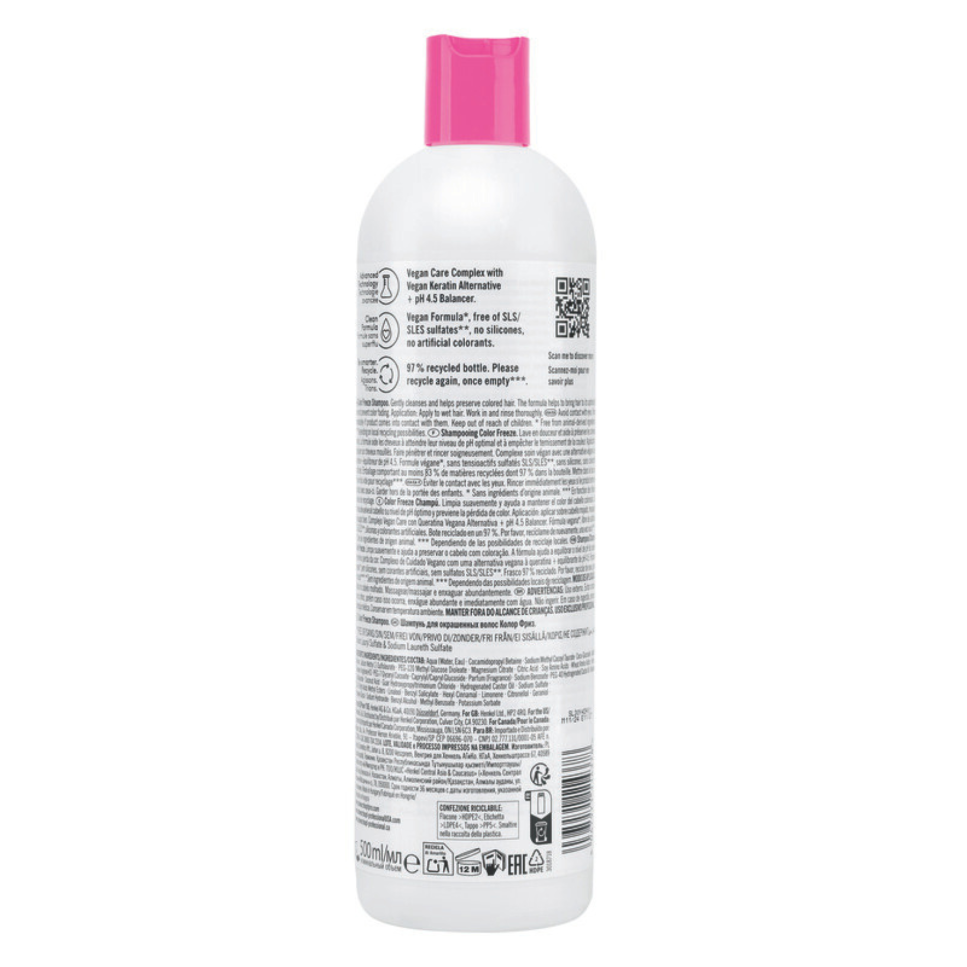 CT-14272.3_Schwarzkopf Professional BC Bonacure Color Freeze Shampoo - 500 ml