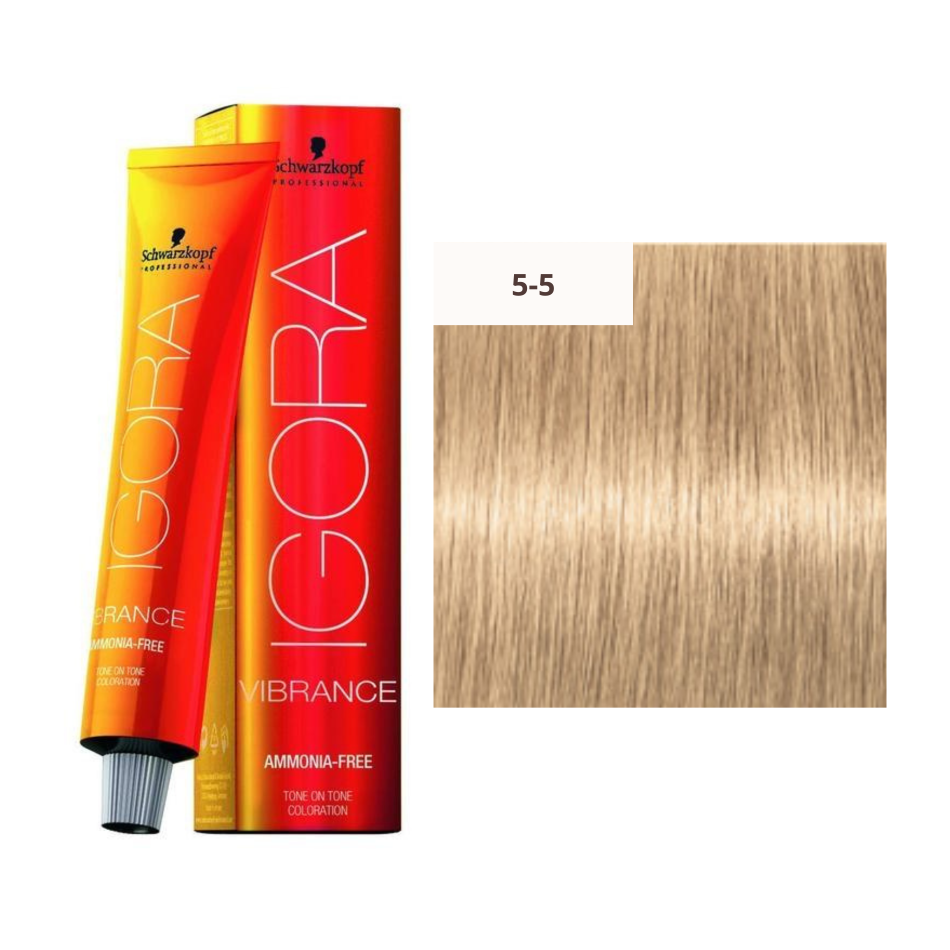 CT-10076.15_Schwarzkopf Professional IGORA VIBRANCE Ammonia-Free - 60 ml - 5-5 Hellbraun Gold
