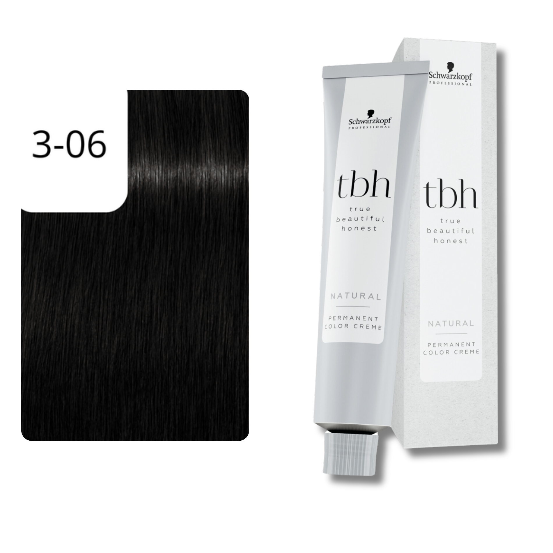 CT-11224.5_Schwarzkopf Professional TBH Haarfarbe - 3-06 Dunkelbraun Natur Schoko