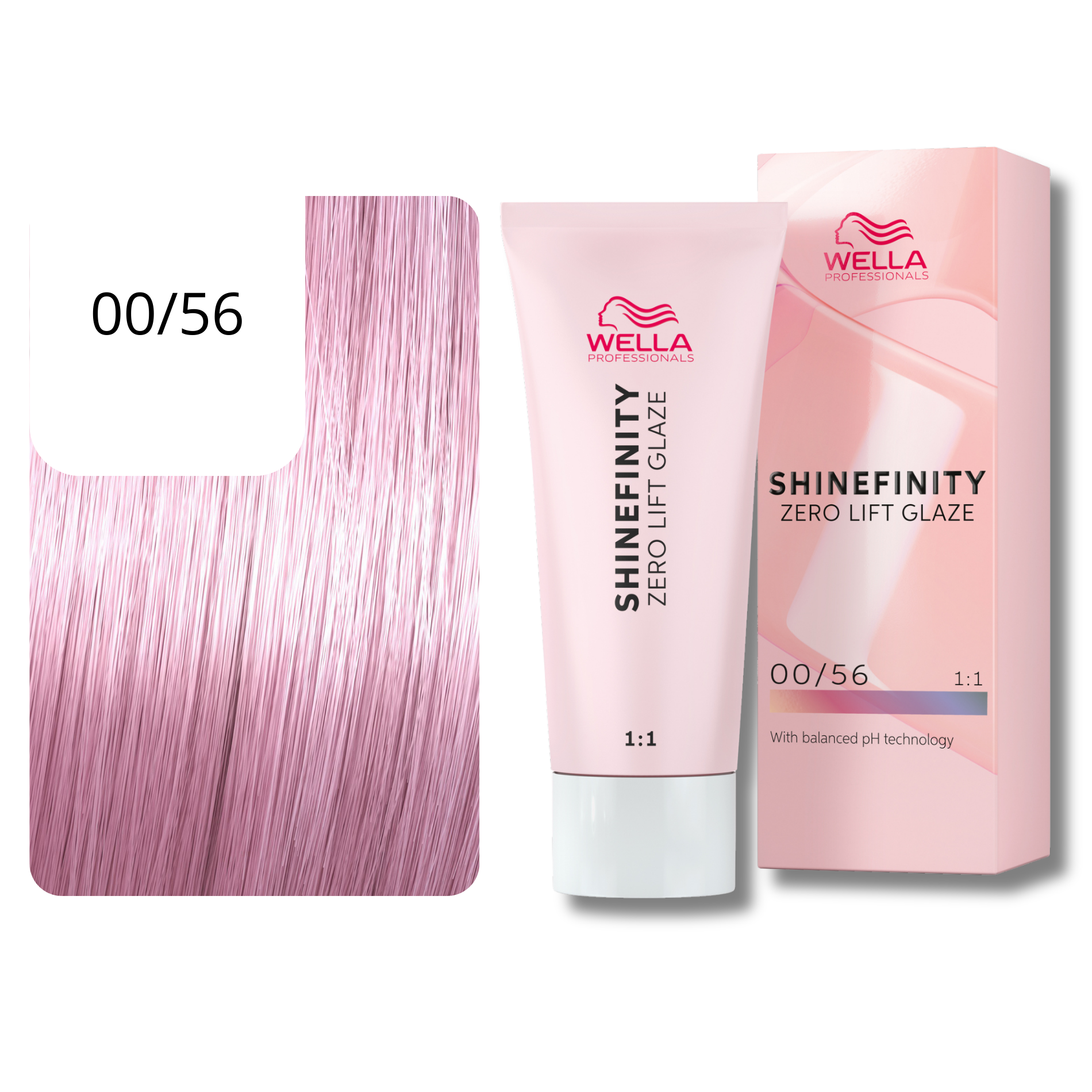 CT-14322.40_WELLA Professionals Shinefinity Zero Lift Glaze 00/56 - Rosé Booster 60 ml
