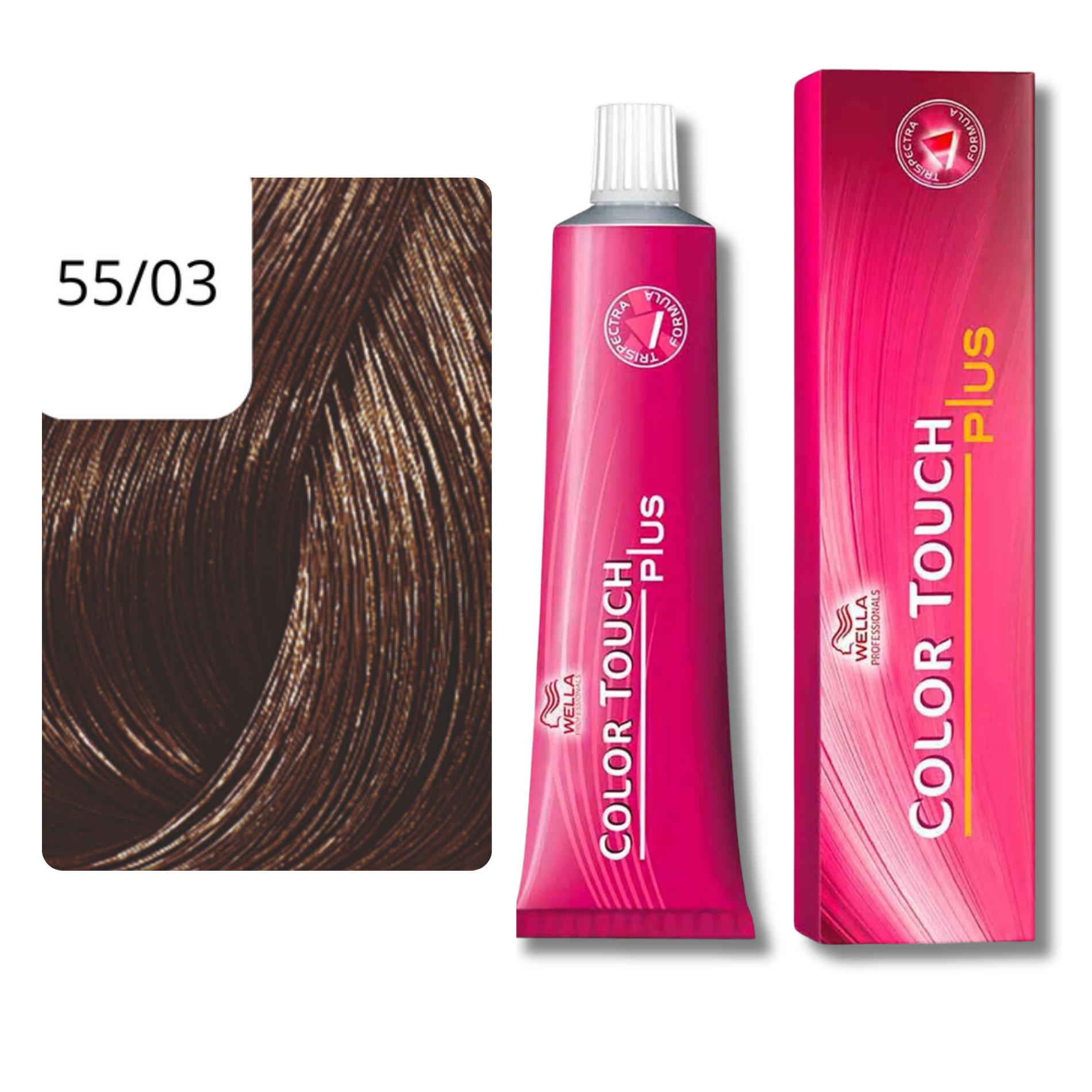 CT-10037.3_Wella Color Touch Plus Halbpermanent - 55/03 hellbraun intensiv natur-gold