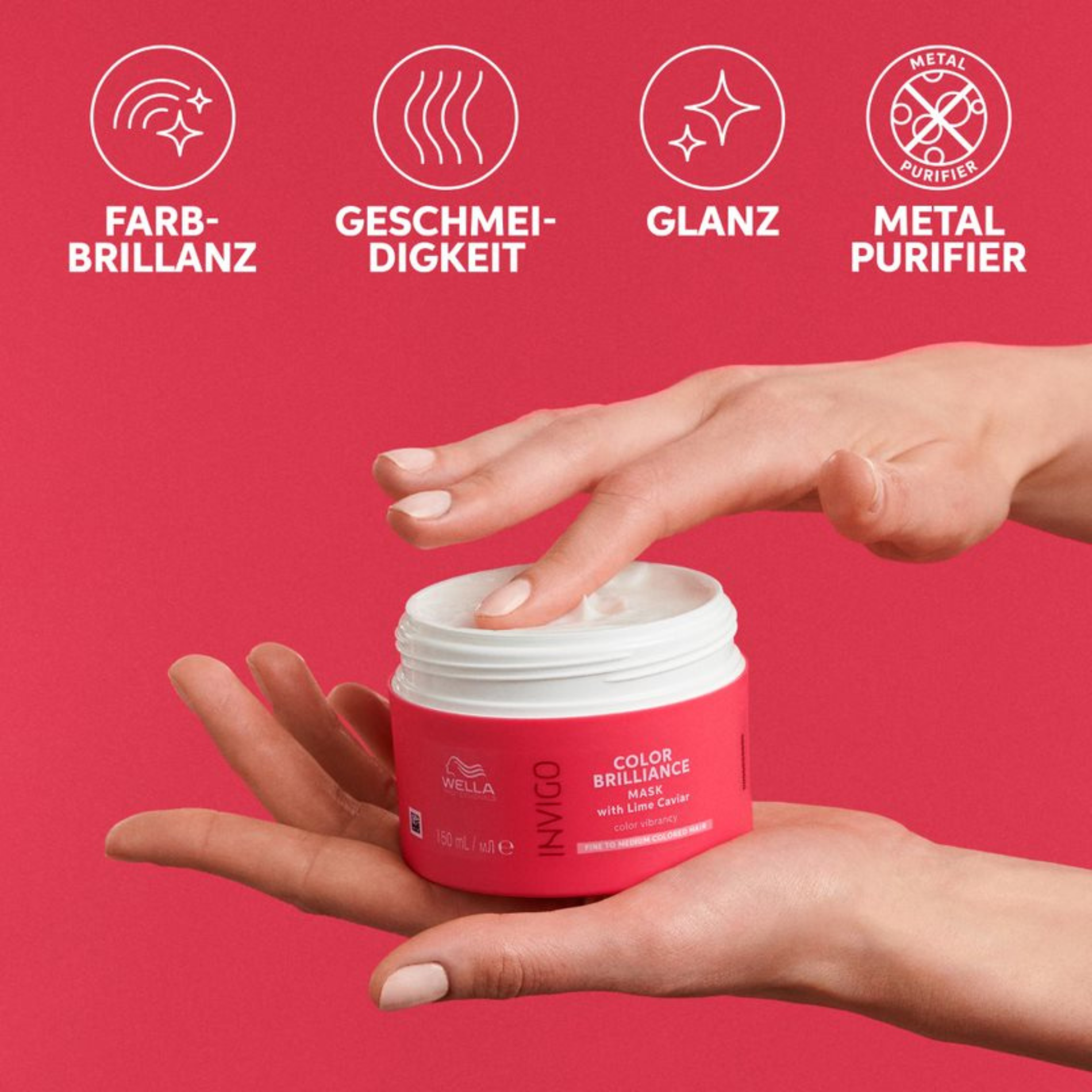 CT-16999.1_Wella Invigo Color Brilliance Mask Feines bis Mittelfarbiges Haar 150 ml