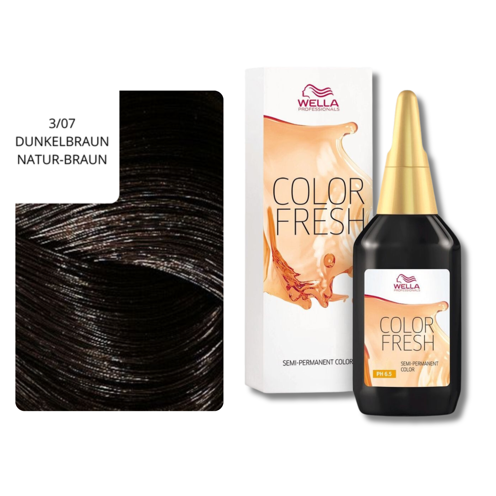 CT-10031.1_Wella Professionals Color Fresh Semi-permanent color - 75 ml - 3/07 DUNKELBRAUN NATUR-BRAUN