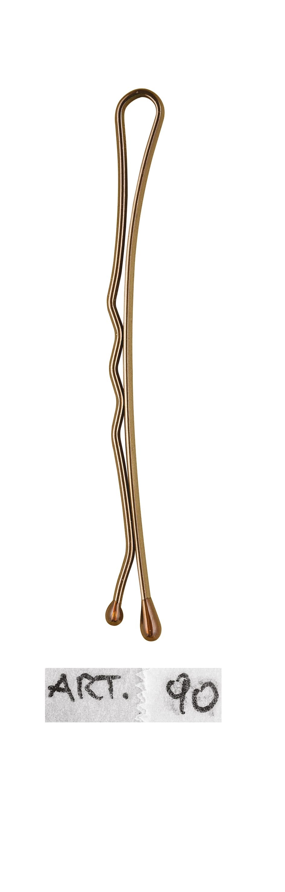 CT-12950.2_XanitaliaPro RECORD LIFE Haarklemmen Gewellt - blond & PVC-Schachteln zu 250 g