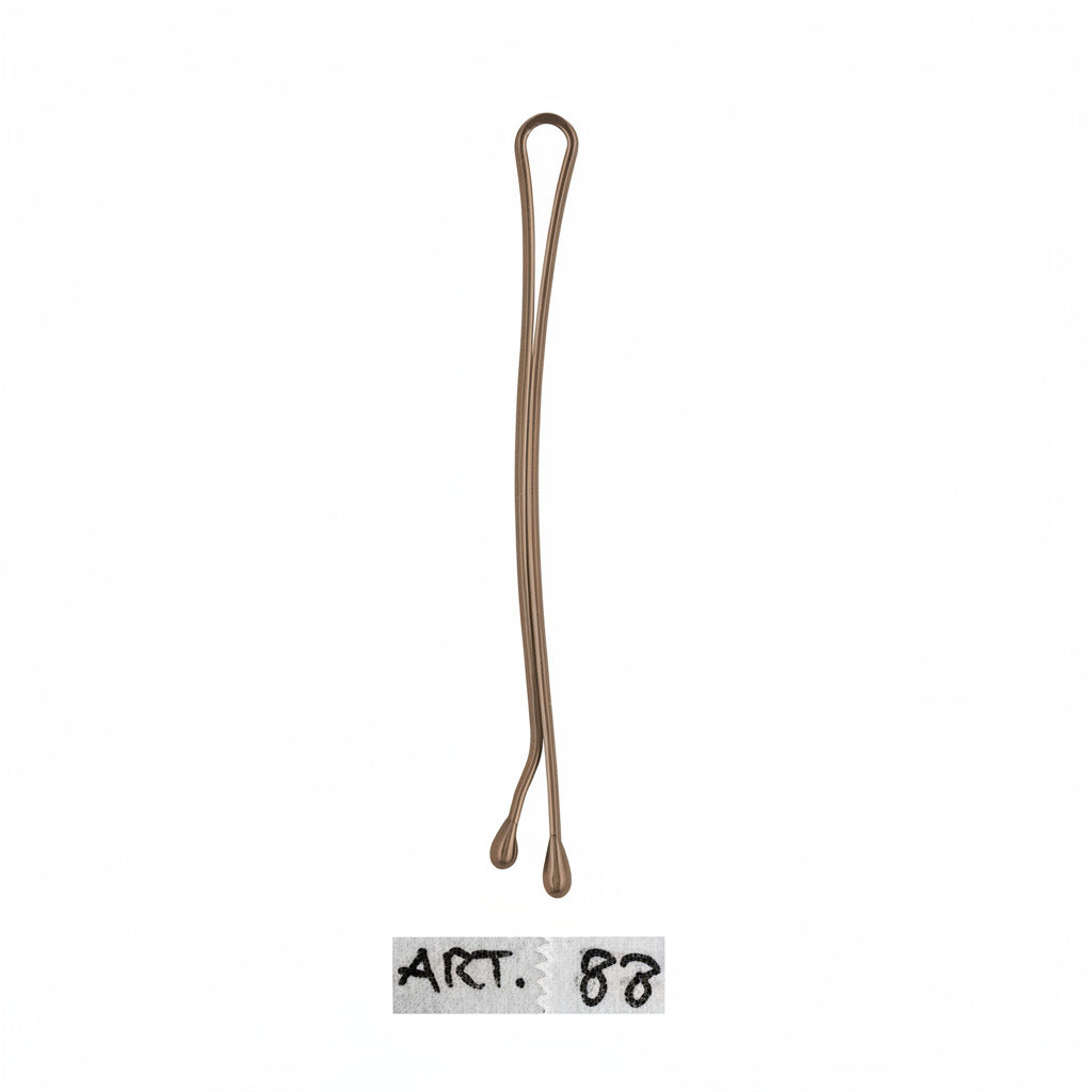 CT-15403.4_XanitaliaPro RECORD LIFE Haarklemmen Glatt- Messing & PVC-Schachteln zu 250 g