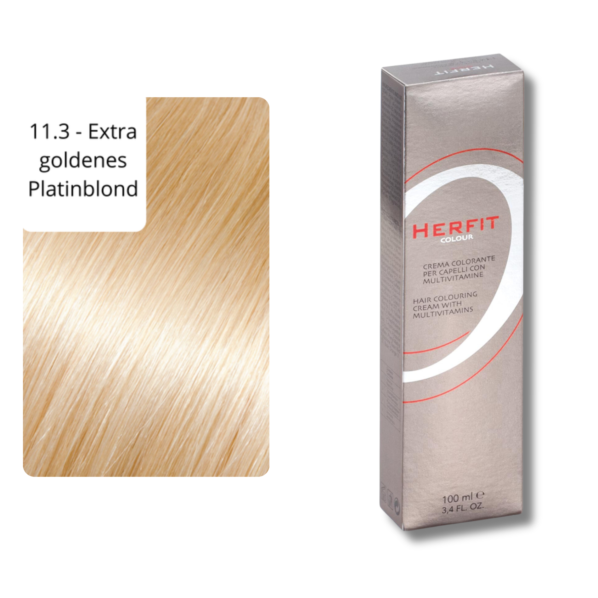 CT-14533.65_Xanitaliapro Haarfärbe-Creme mit Multi-Vitaminen - 100ml - 11.3 Extra Goldenes Platinblond