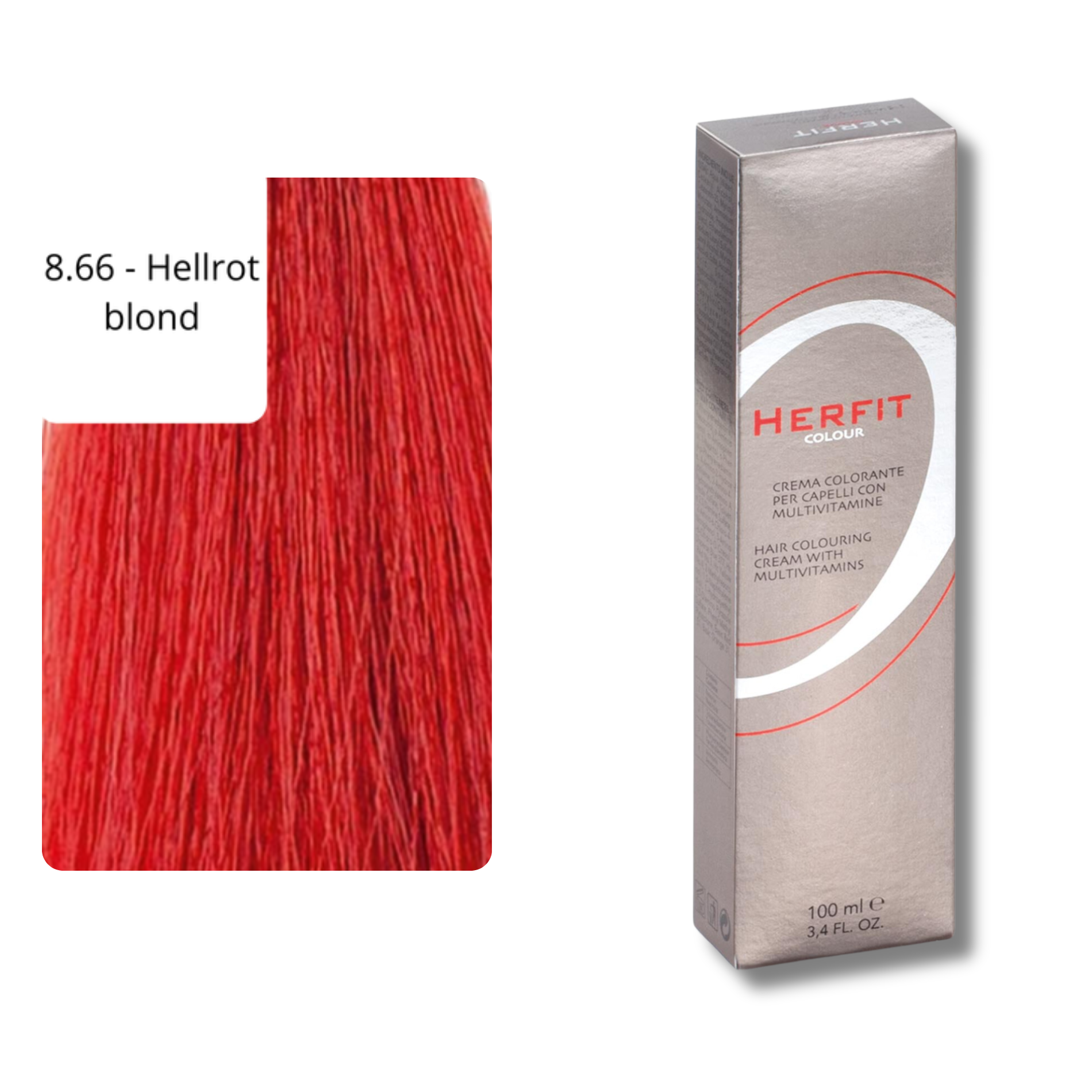CT-14533.49_Xanitaliapro Haarfärbe-Creme mit Multi-Vitaminen - 100ml - 8.66 Hellrot Blond
