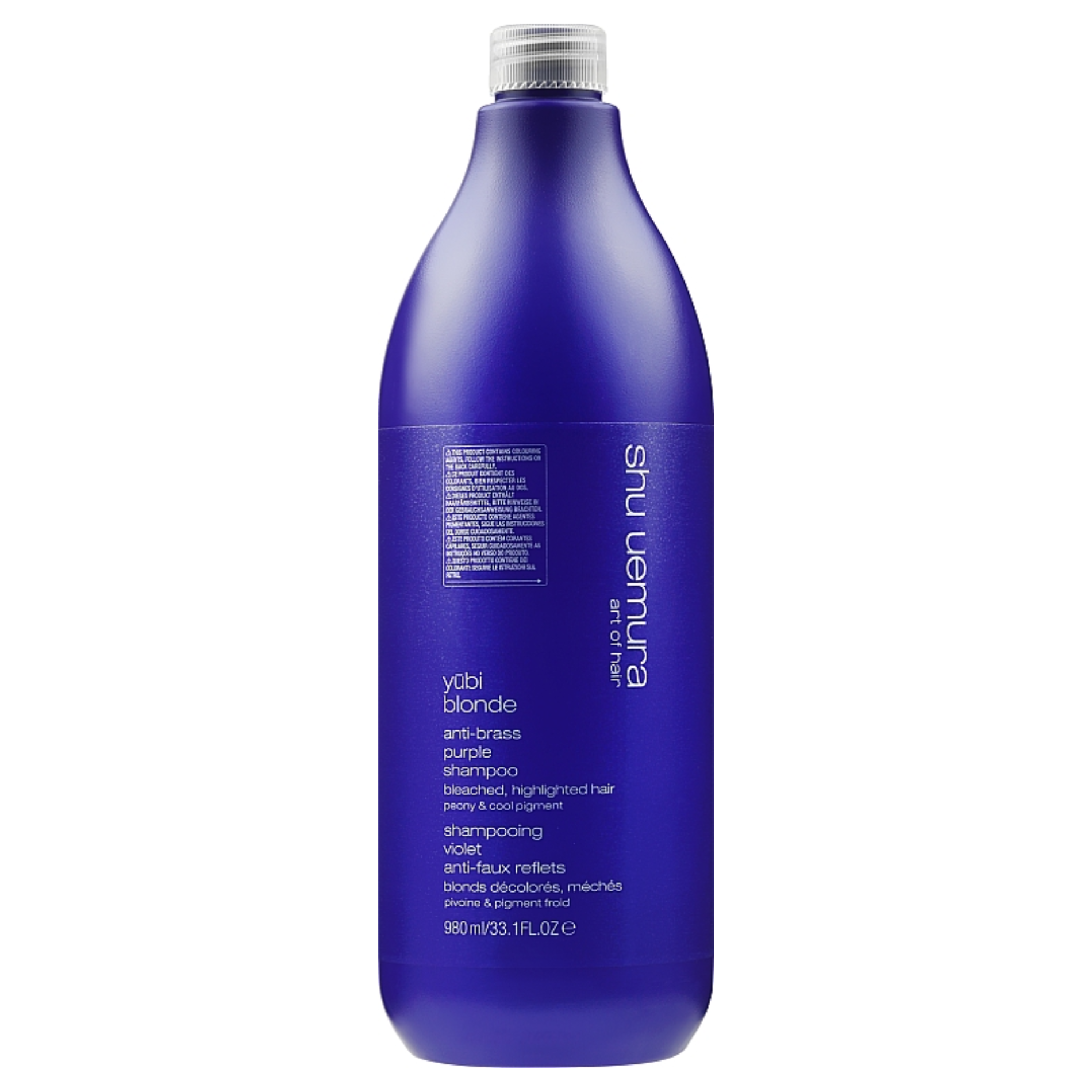 CT-16895.1_shu uemura Yubi Blonde Anti-brass Purple Shampoo - 980 ml